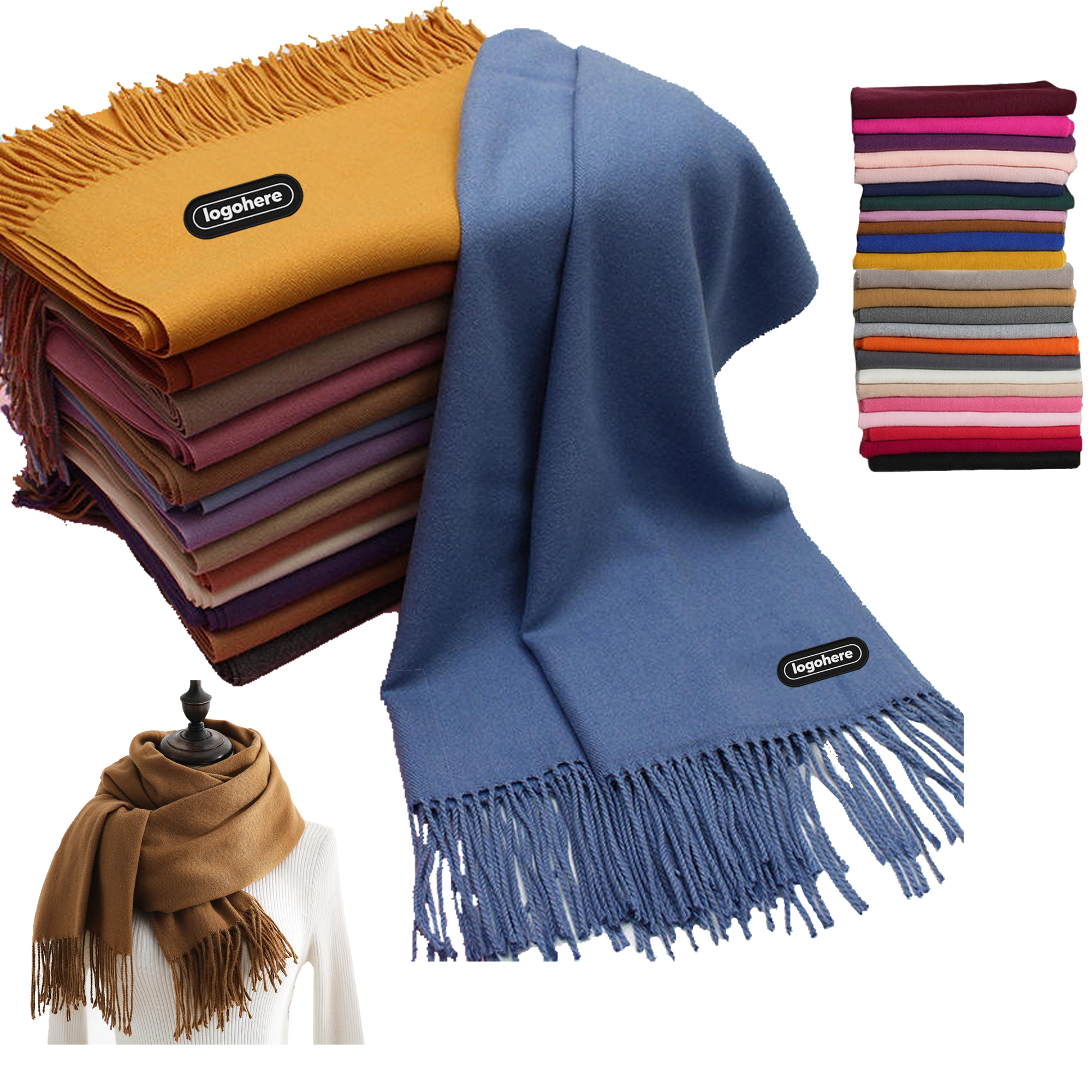 Premium Cashmere Feel Scarf 11