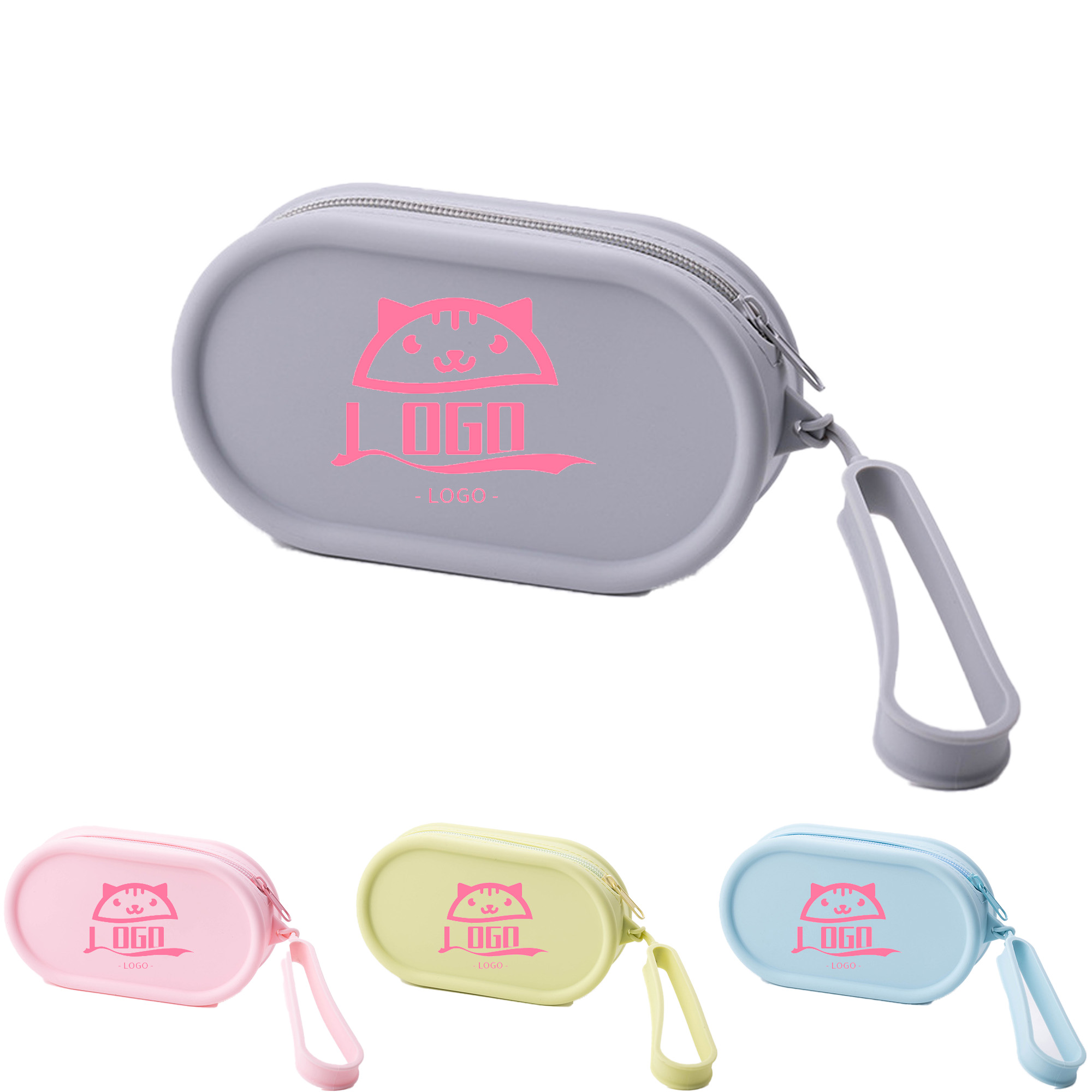 Large round silicone waterproof storage bag 2