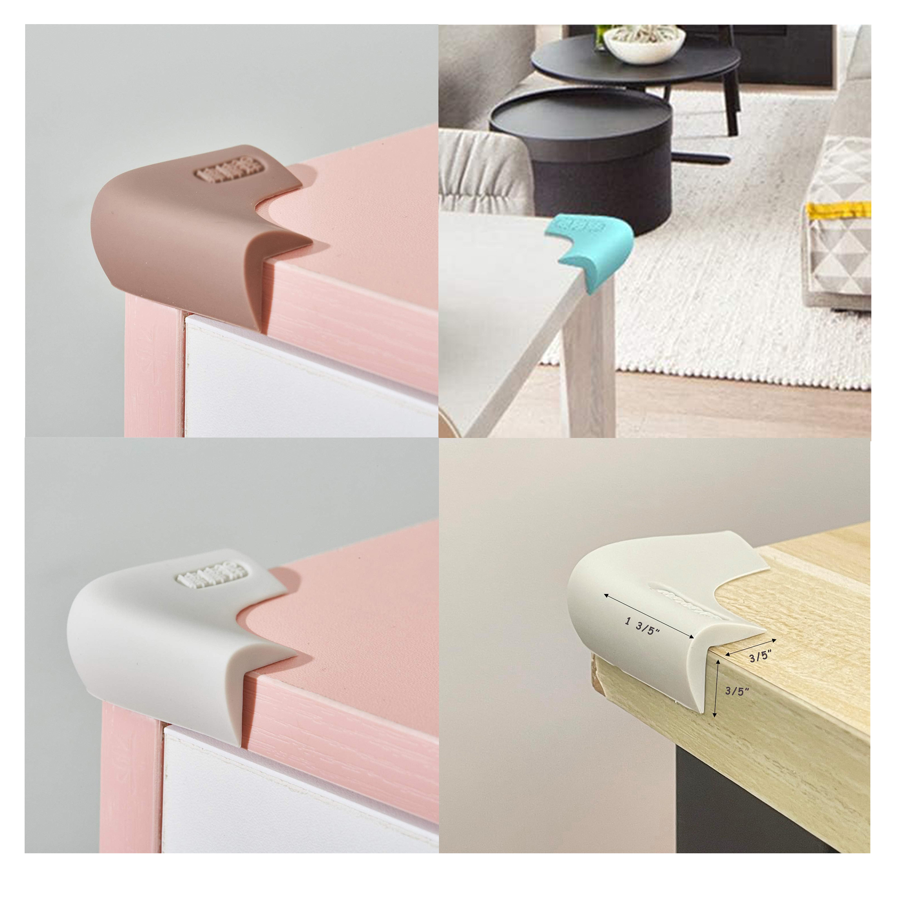 Food Graded Silicone Corner Protectors 2