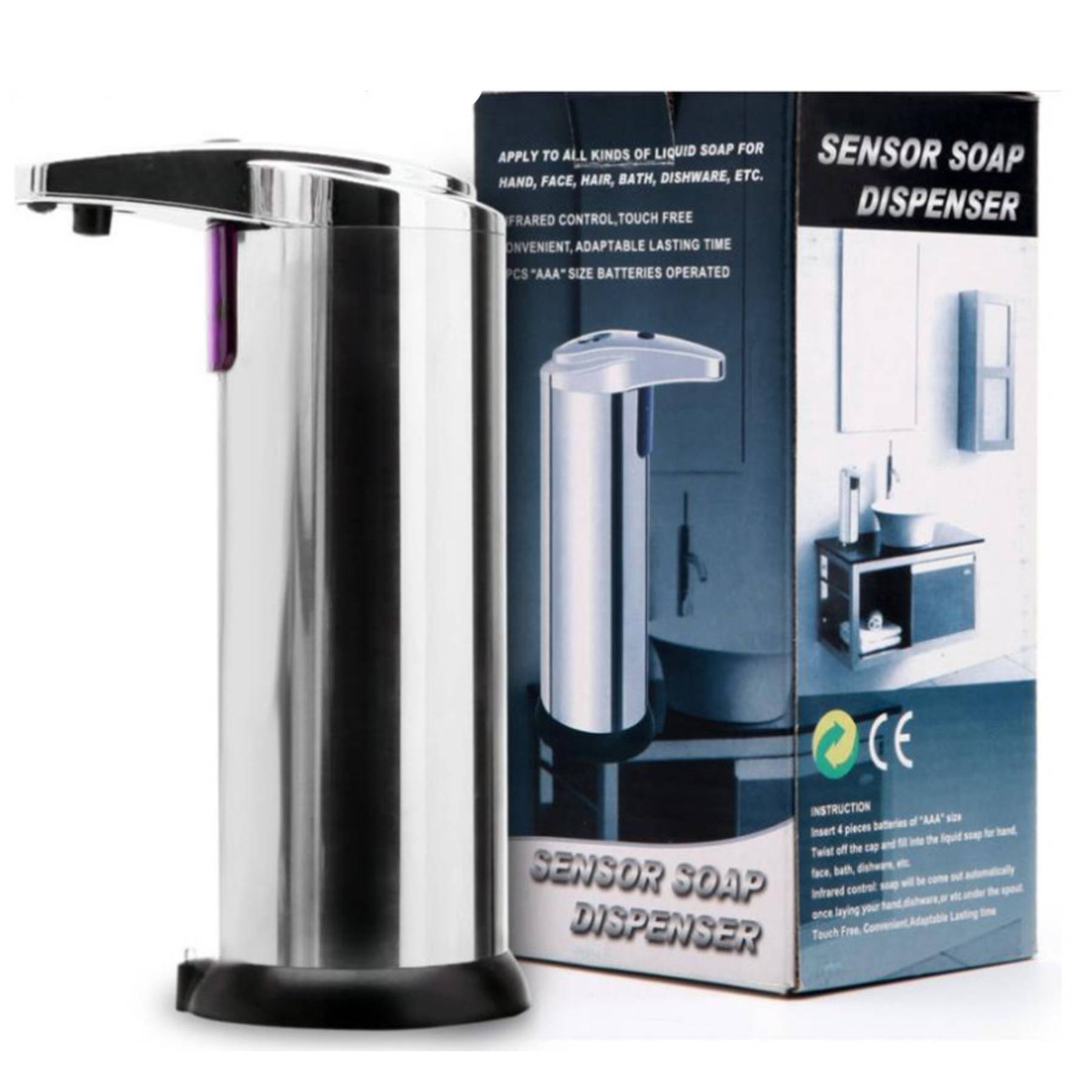 Stainless Steel Infrared Sensor Soap Dispenser 2
