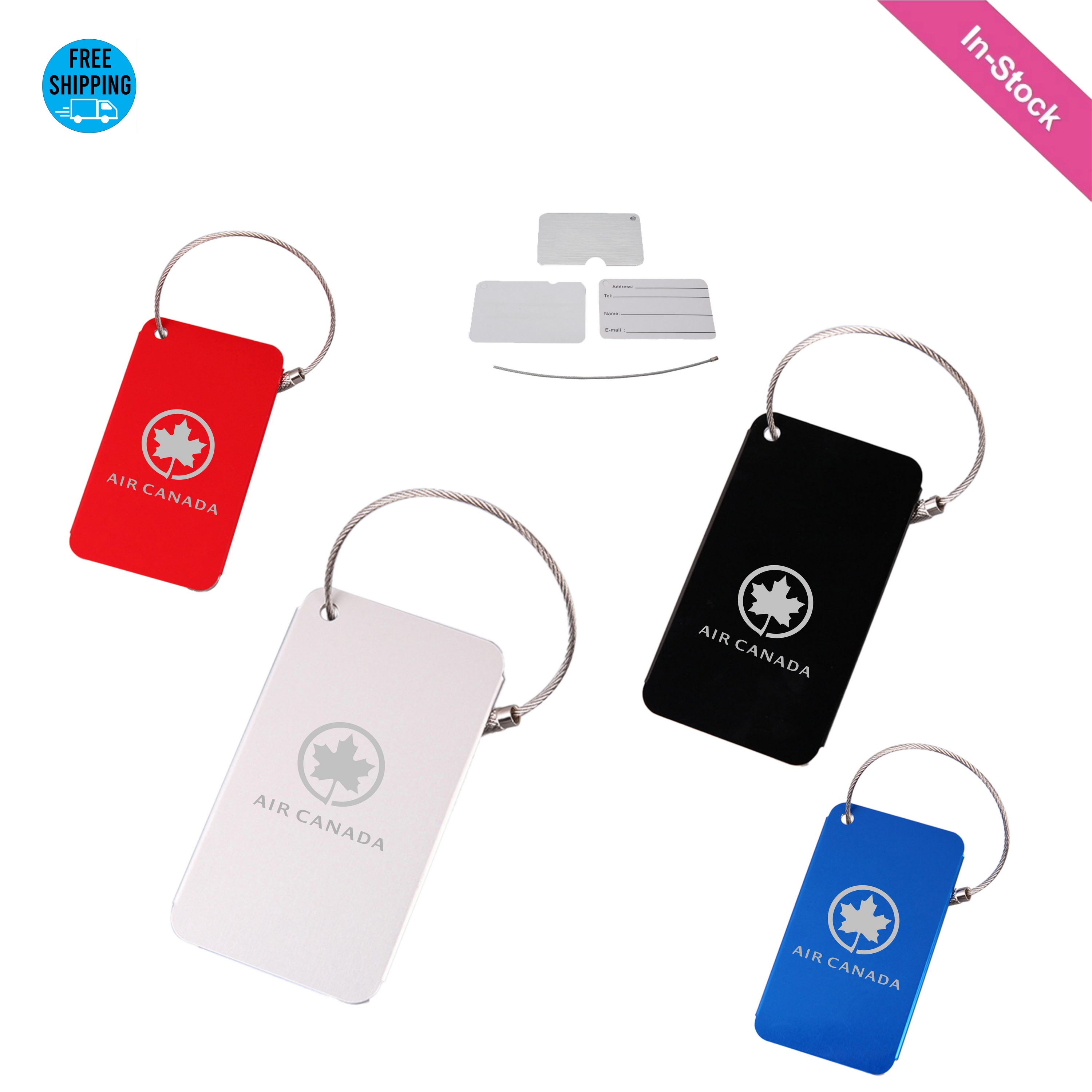 Aluminum Luggage Tag 3