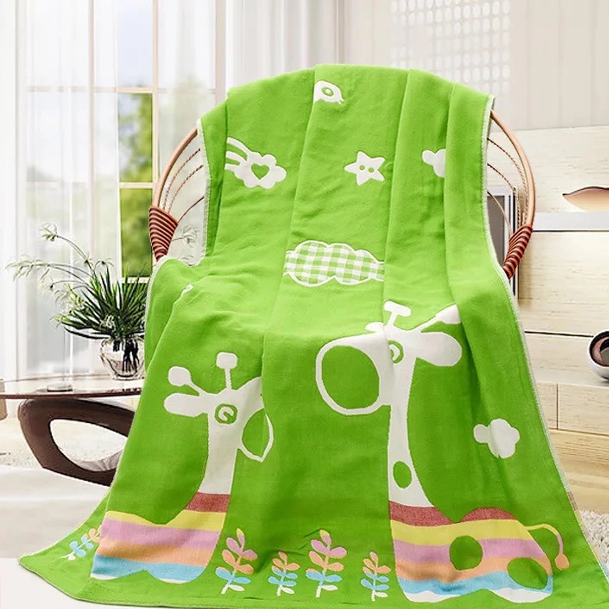 100% Cotton Cartoon Beach Towel 8
