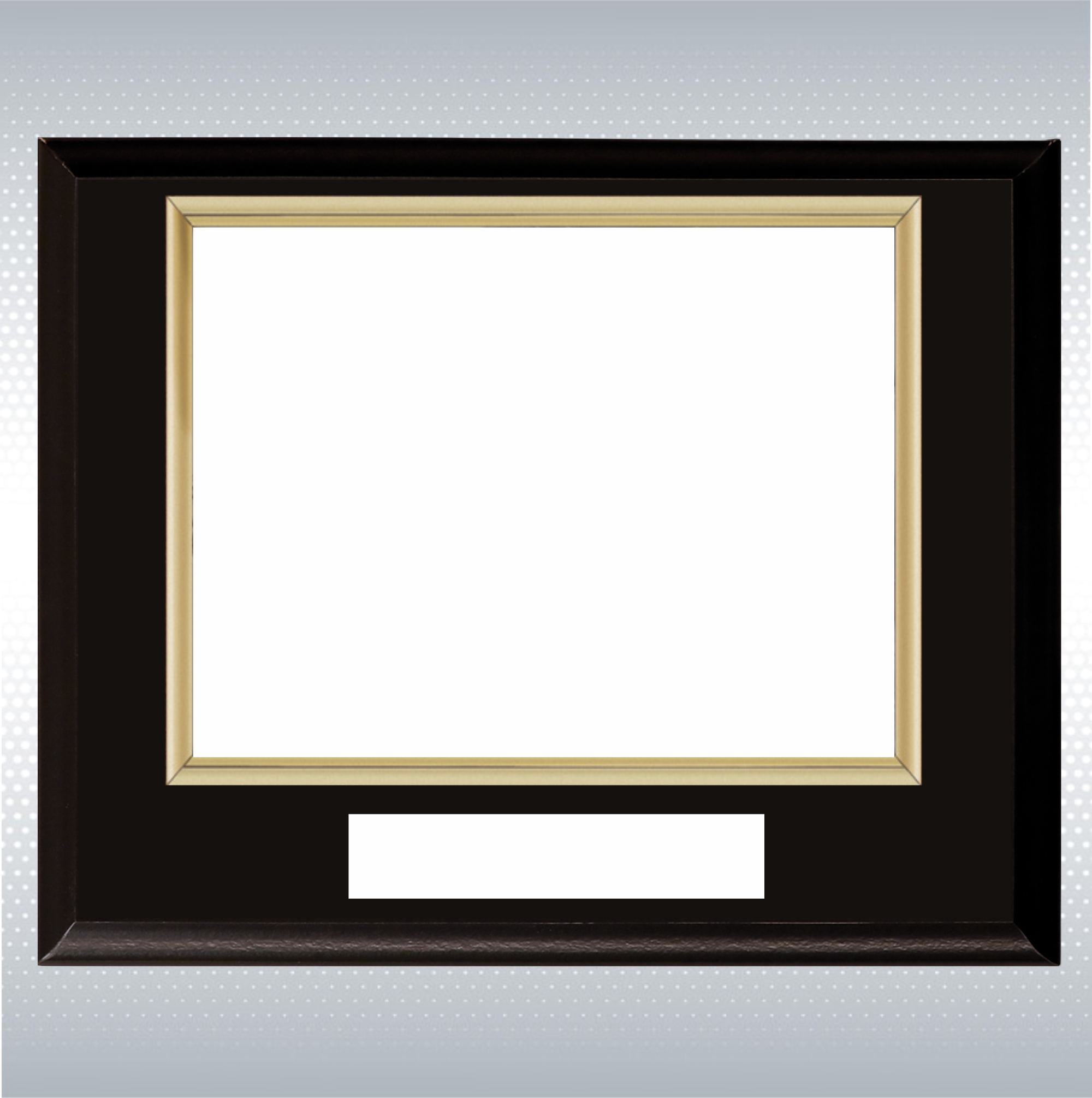 Black Matte Finish Certificate Plaque 3