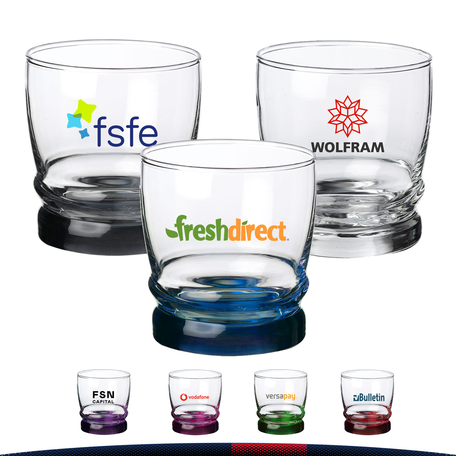 10 oz Rocks Drinking Glasses 7