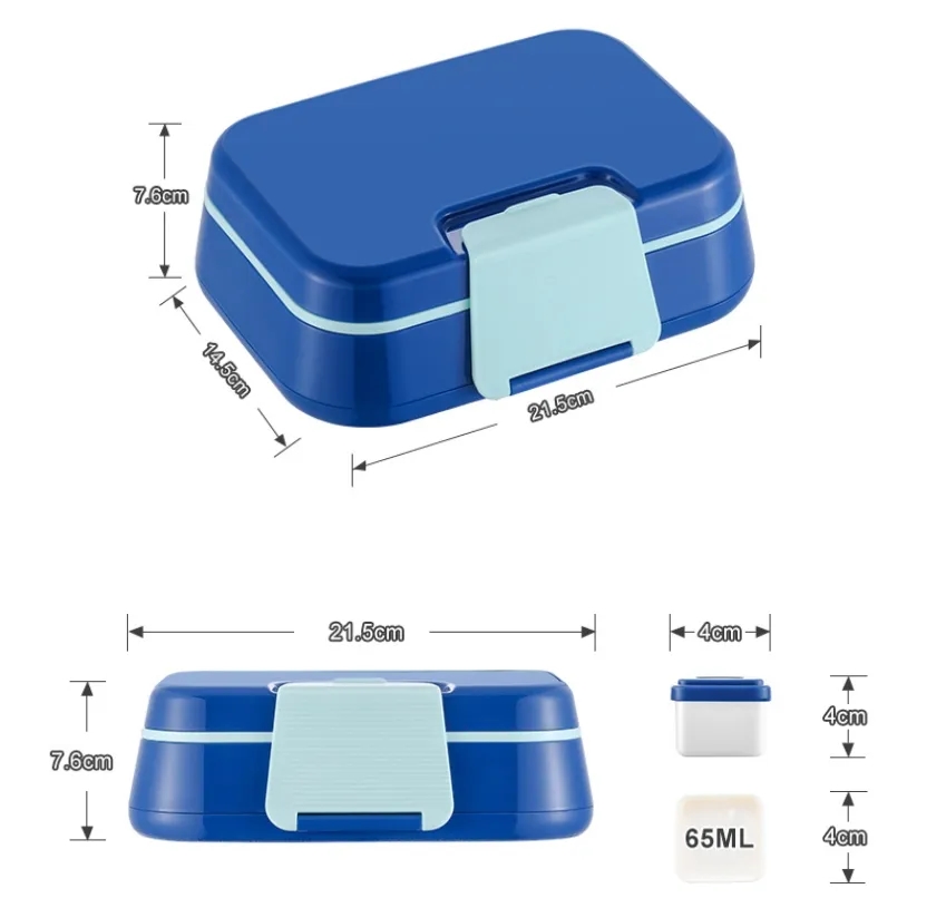 BPA Free Bento Lunch Box with Utensils 9