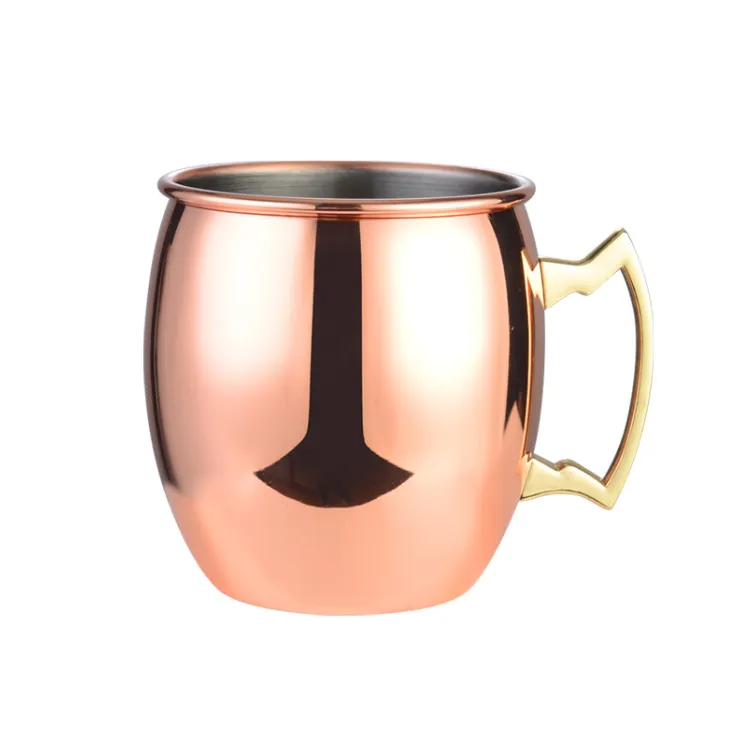 18 oz Copper Coated Moscow Mule Mug 1