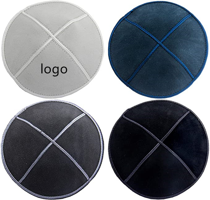 Suede Kippha, Jewish Hat, Judaica 2