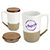 Bellaria 15 oz Ceramic Mug with Wood Lid 3