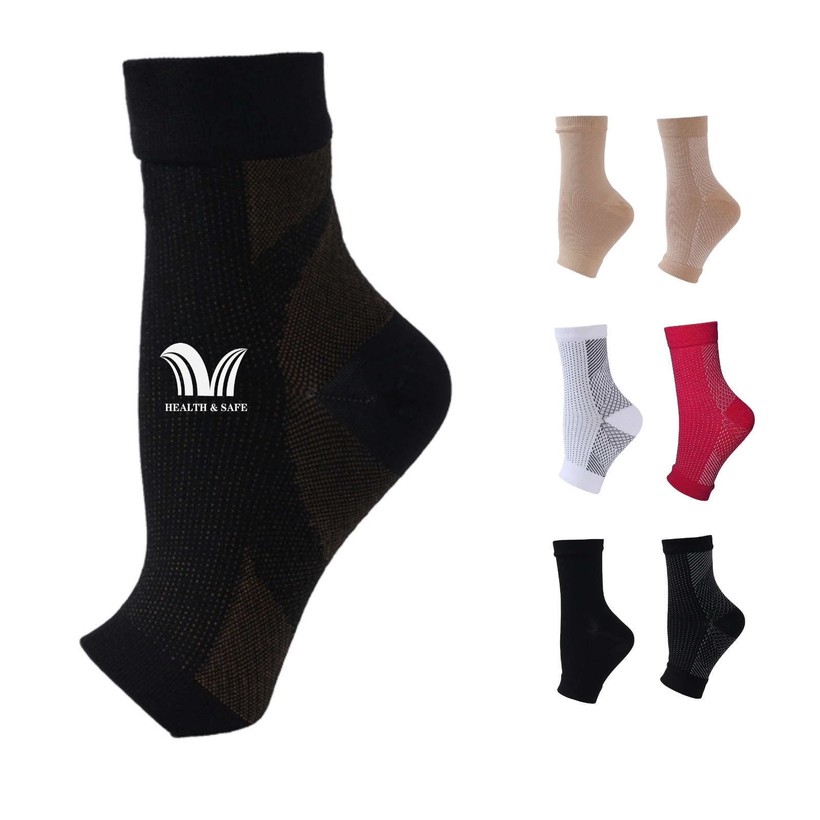 Foot Angel Anti Fatigue Compression Sleeve Ankle Support 2