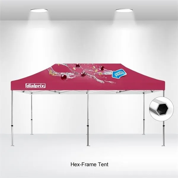 10'x20' Canopy Tent with Digital Sublimation Printed 5