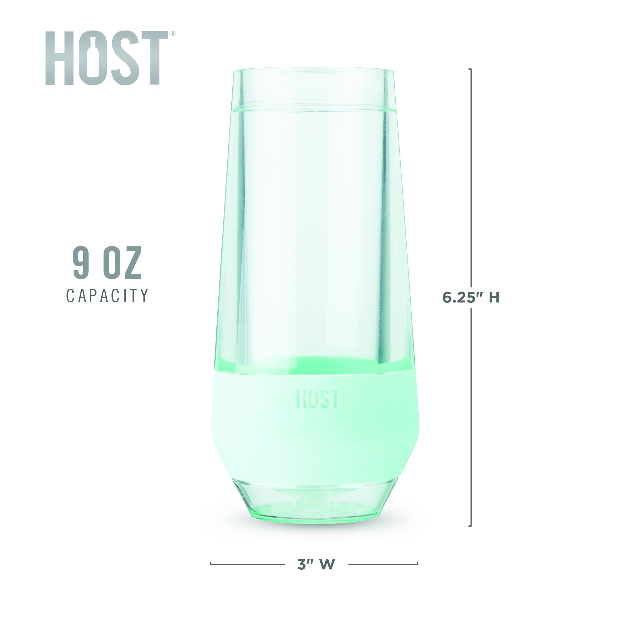 HOST® Tinted Champagne FREEZE™ Flute, set of 2 6