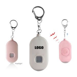 Rechargeable Round Alarm With Flashlight And 120DB Panic Sound 15