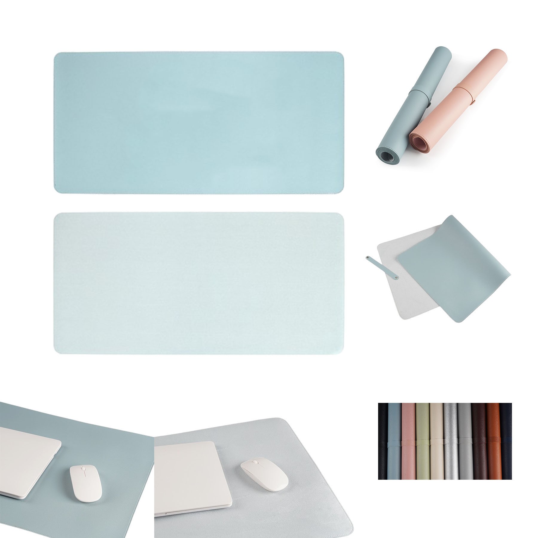 Oversized Leather Full - sided Advertising Mouse Pad 3