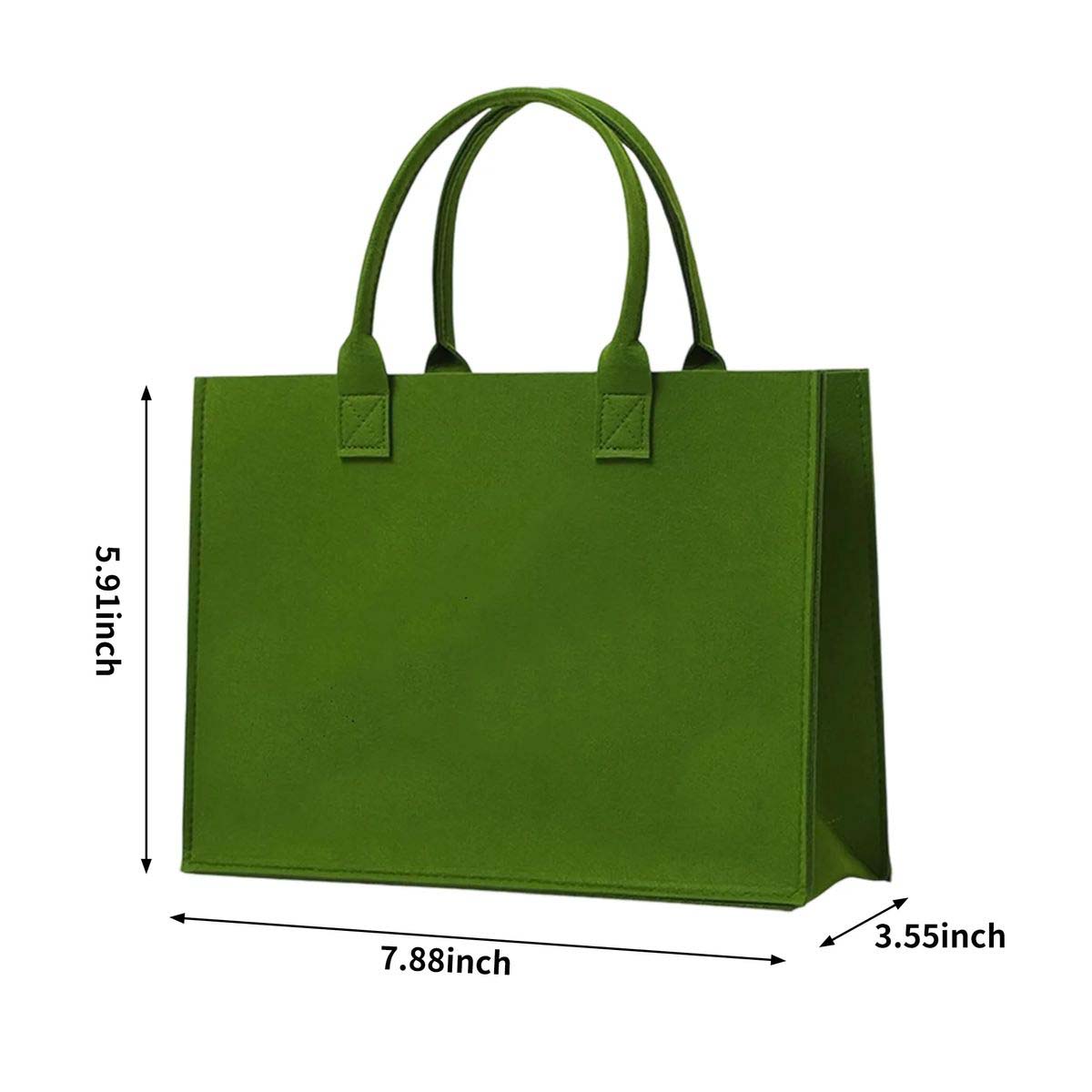 Eco Friendly Felt Bag for Work Travel Shopping 8