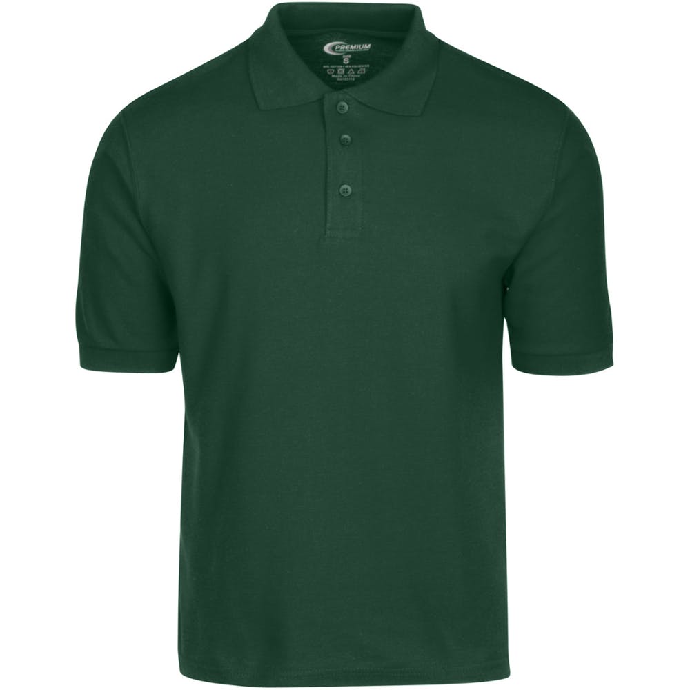Men's Polo Shirts - Hunter Green Size 2XL 2