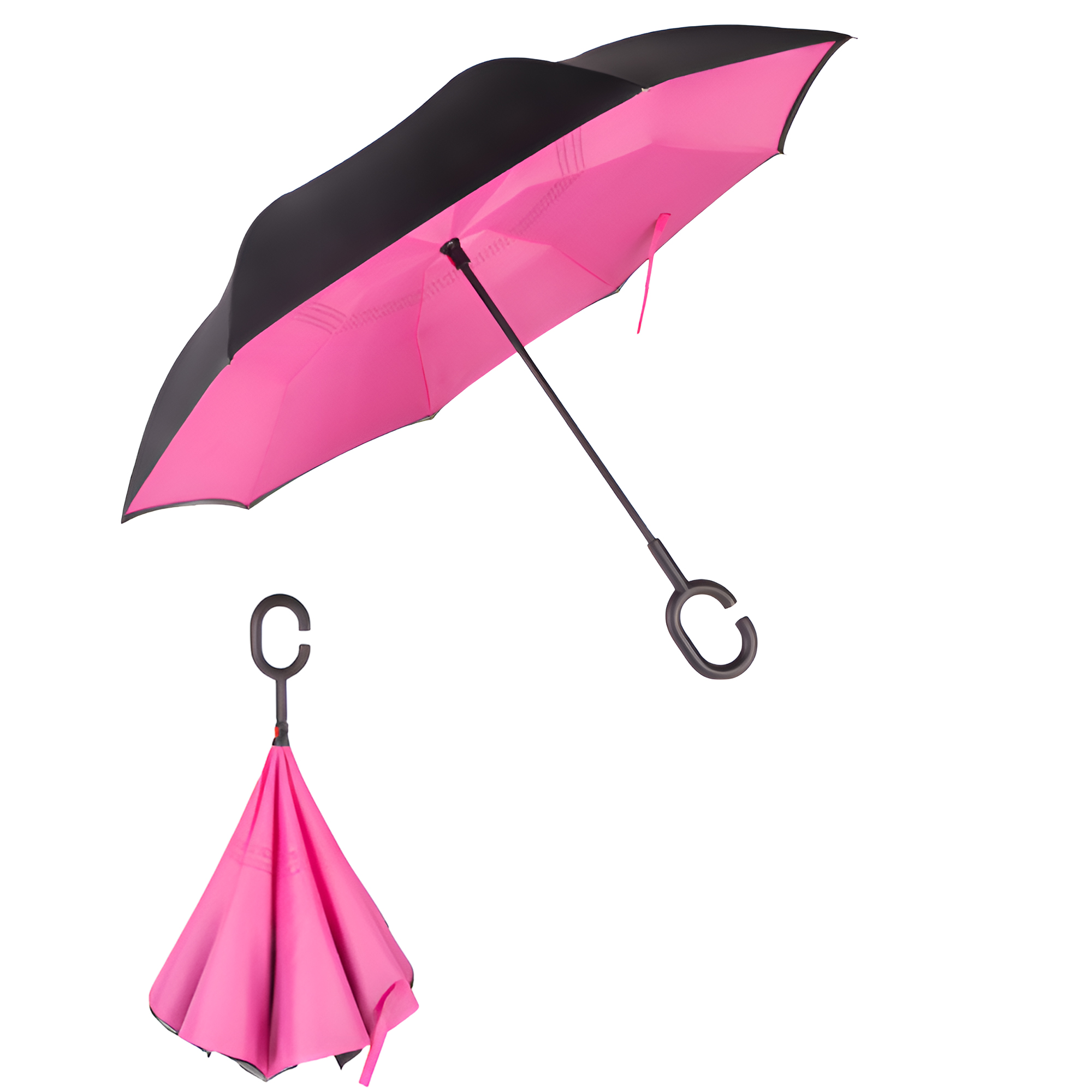 MOQ 30 PCS Convenient Hands Free Inverted Umbrella 1