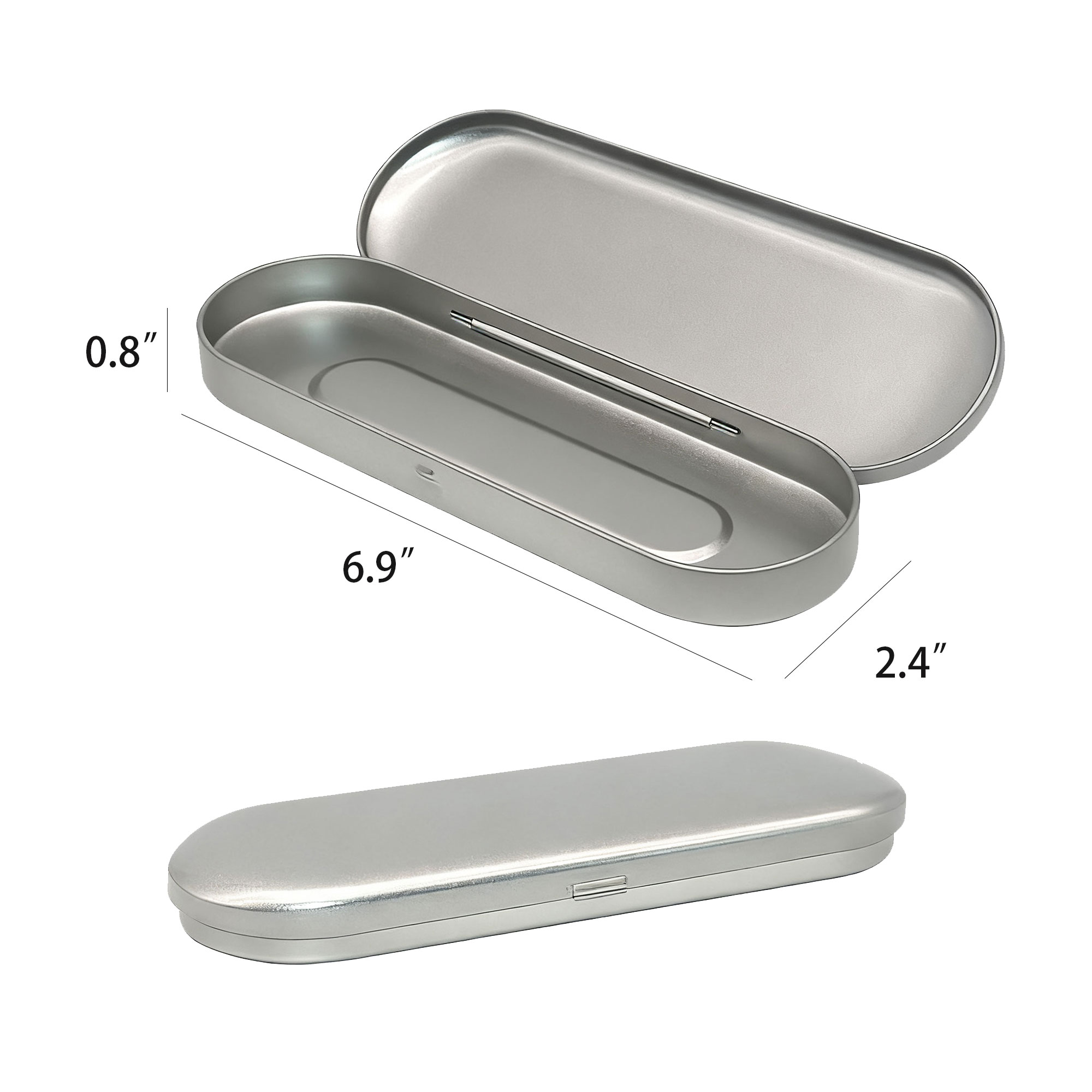 Elliptical Tinplate Storage Box 2