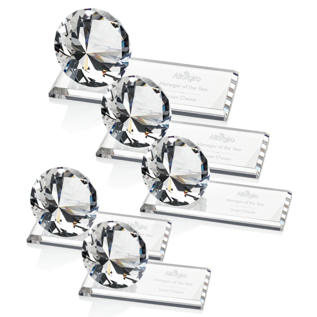 Gemstone Award on Starfire - Ruby