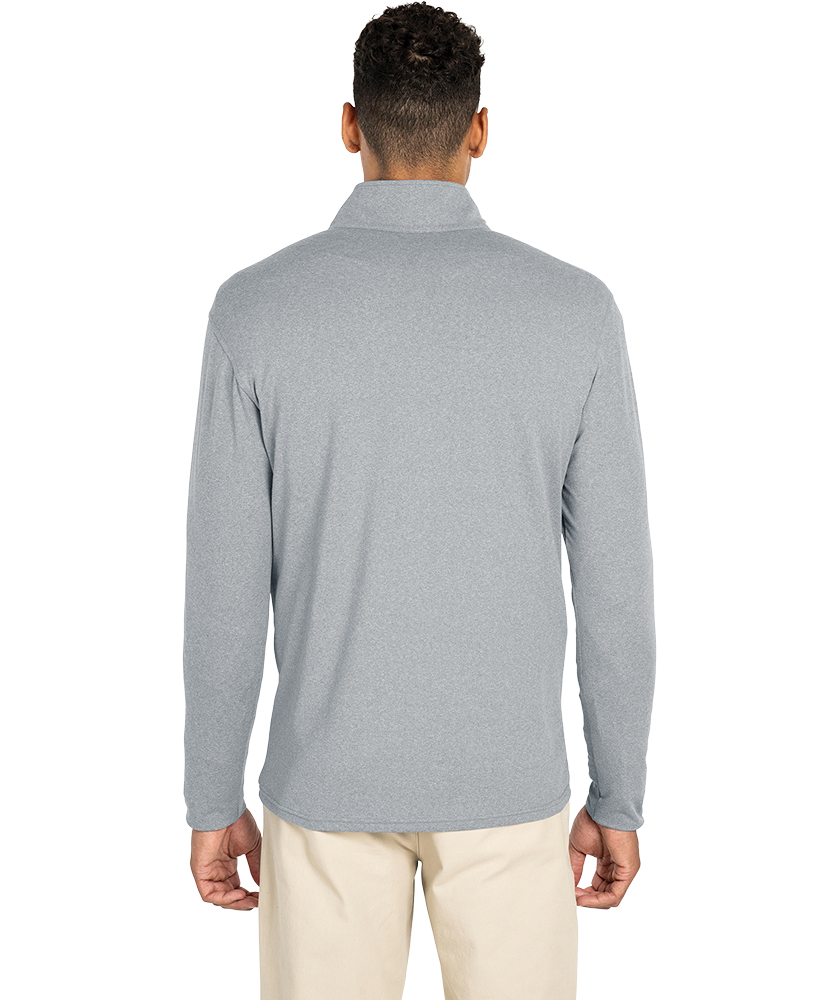 Men's Heathered Eco-Logic Stretch Quarter Zip, custom hoodie or sweatshirt with logo imprint 69