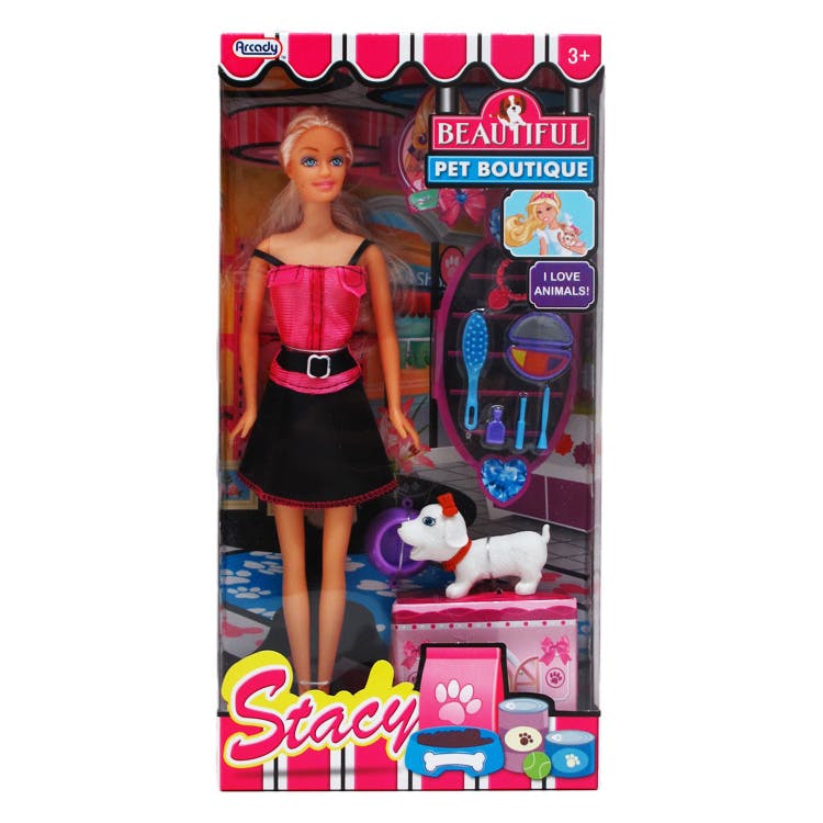 Stacy Dolls with Pets - Assorted 11.5" 1