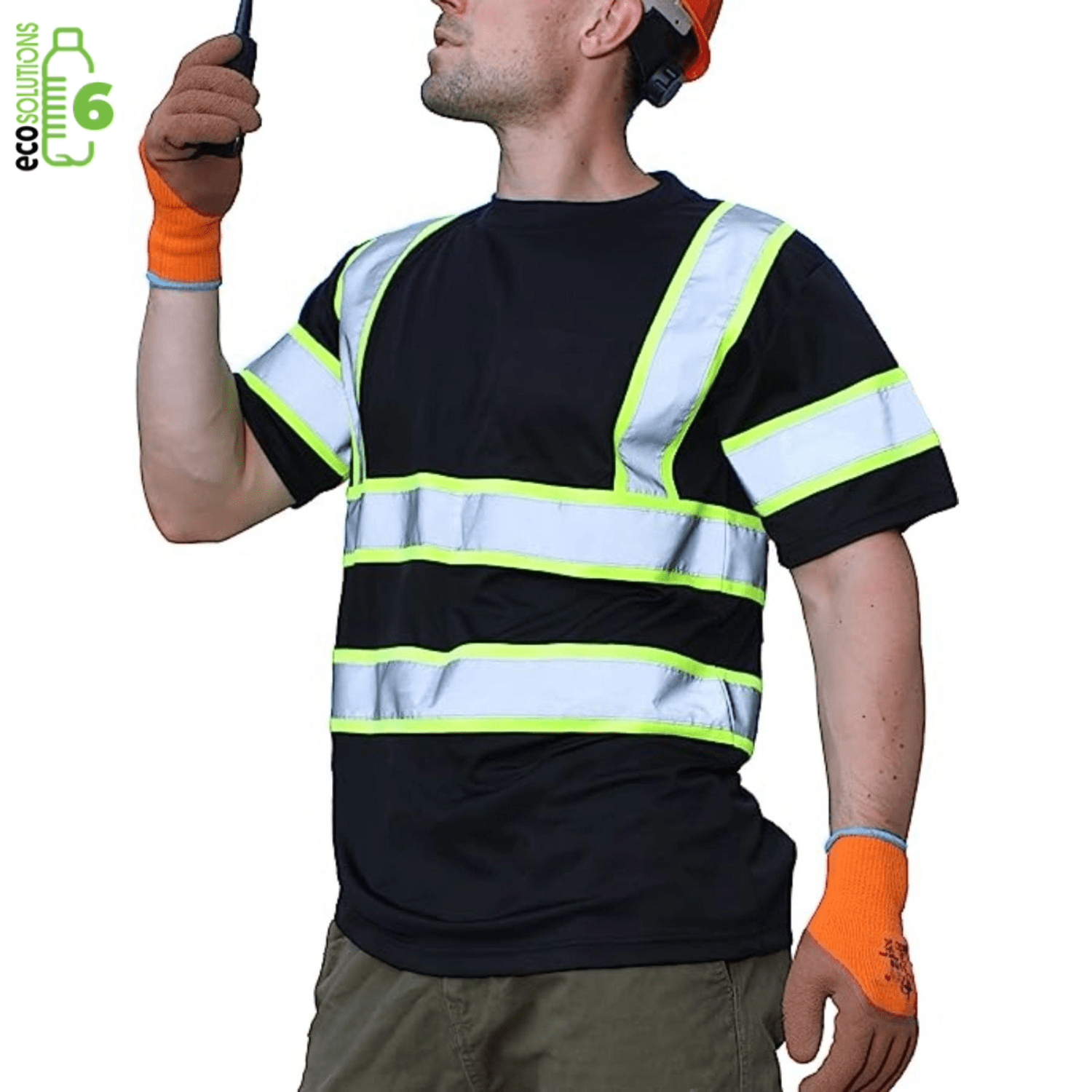 rPET Class 3 Two Tone Safety T-Shirt W/ Pocket 7