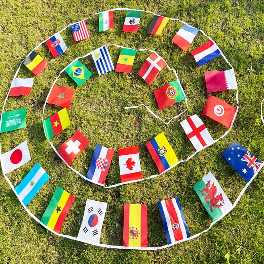 32pcs Qatar World Cup National Flag Series 3