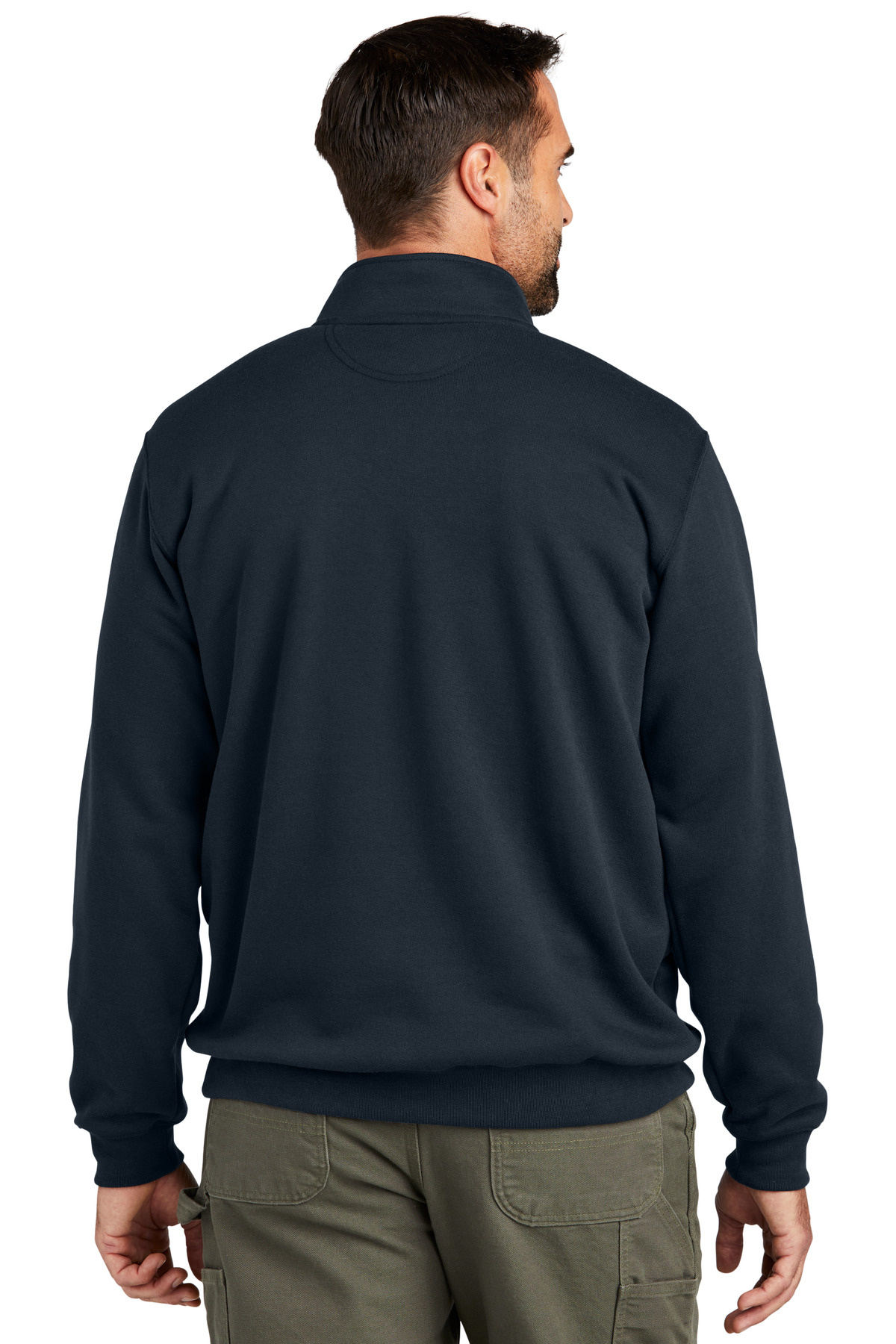 Carhartt Midweight 1/4-Zip Mock Neck Sweatshirt CT105294, custom hoodie or sweatshirt with logo imprint 21