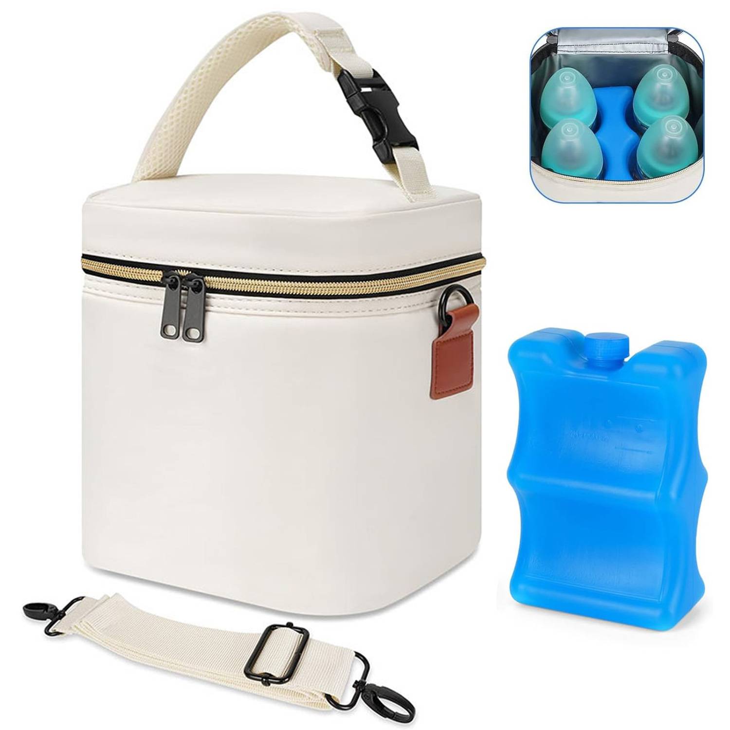 15L Oxford Insulated Breastmilk Cooler Bag 2