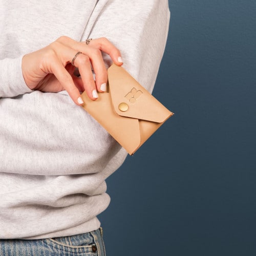 LEATHER ENVELOPE - SMALL