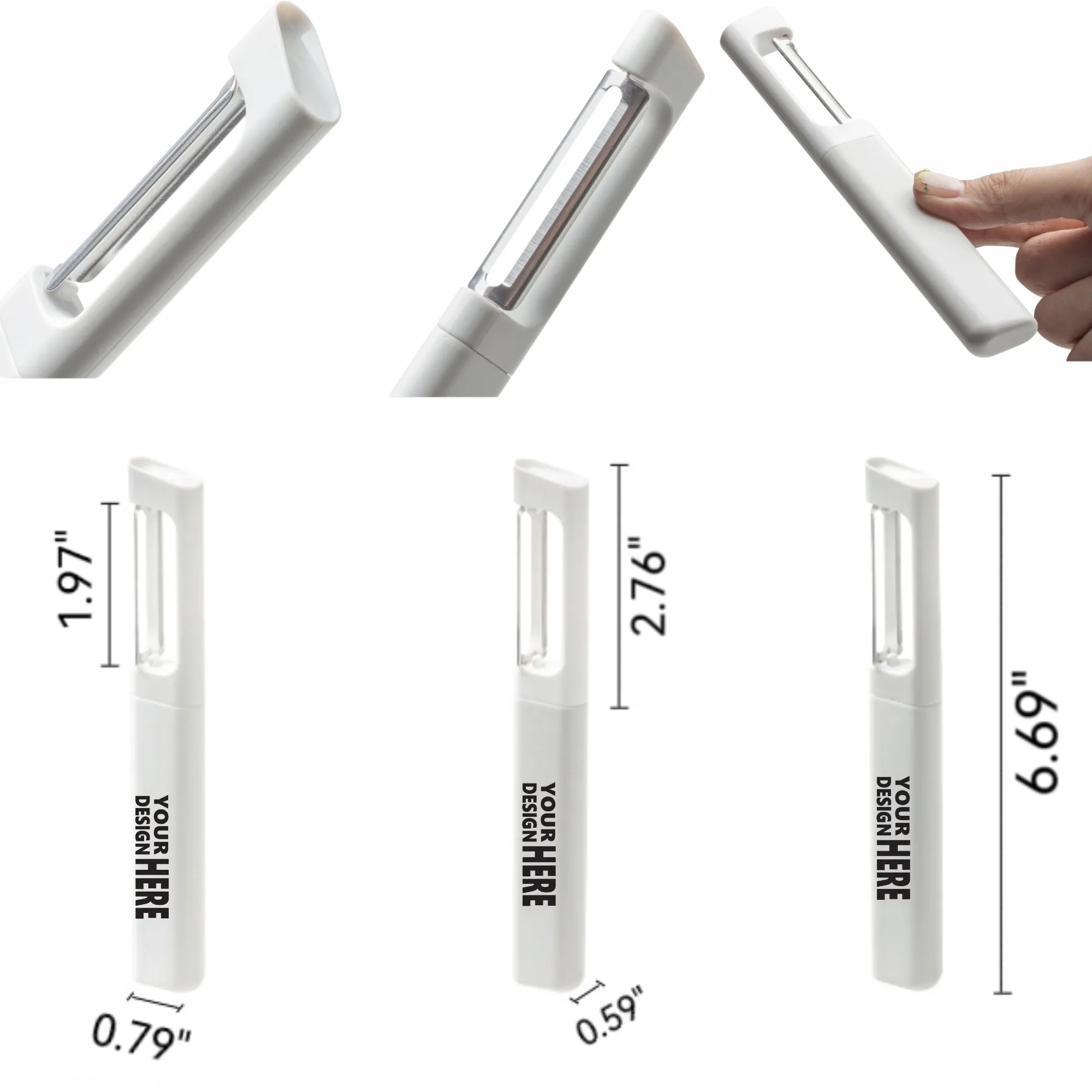 Home Stainless Steel Peeler With Protective Cover 5