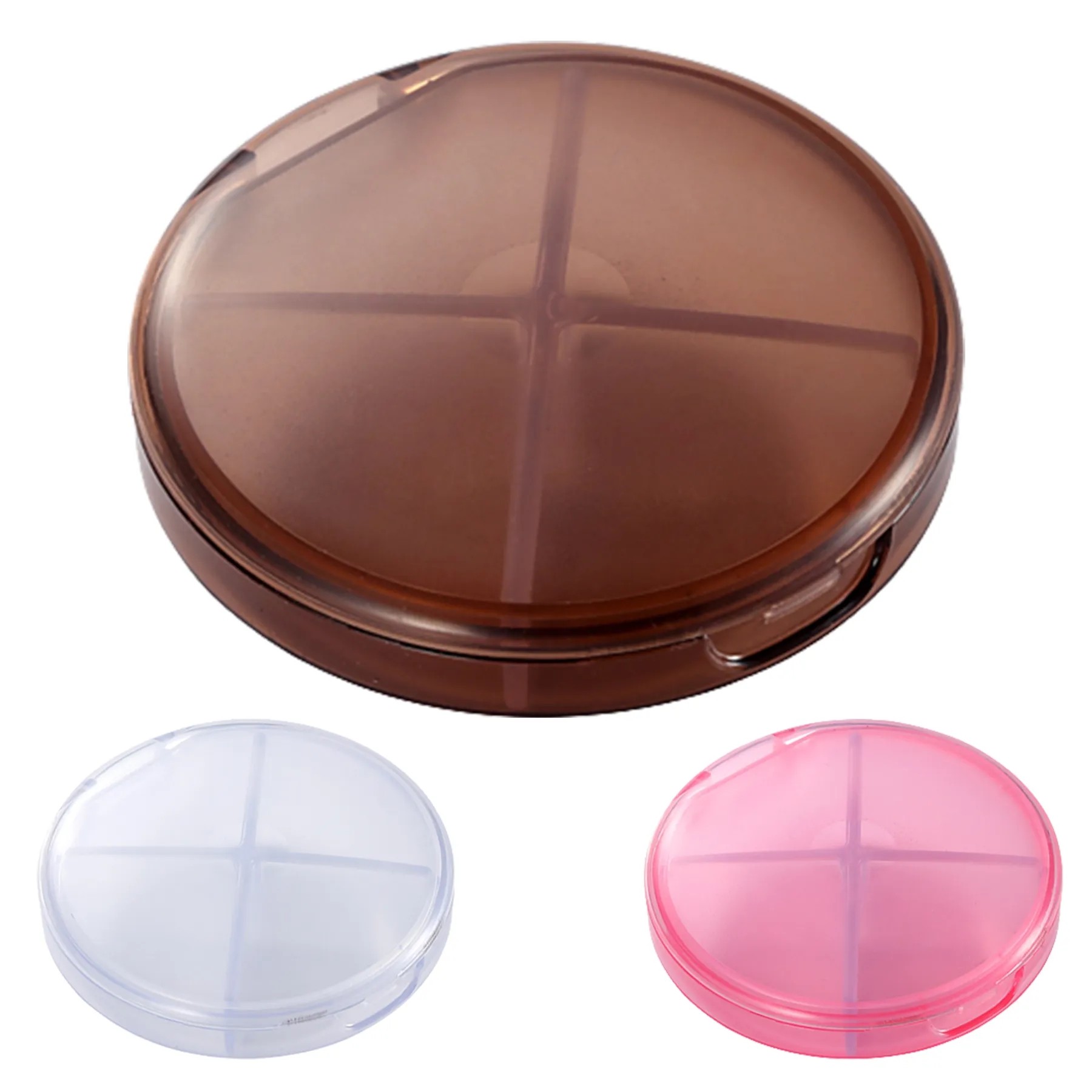 Circular Transparent Medicine Box 2