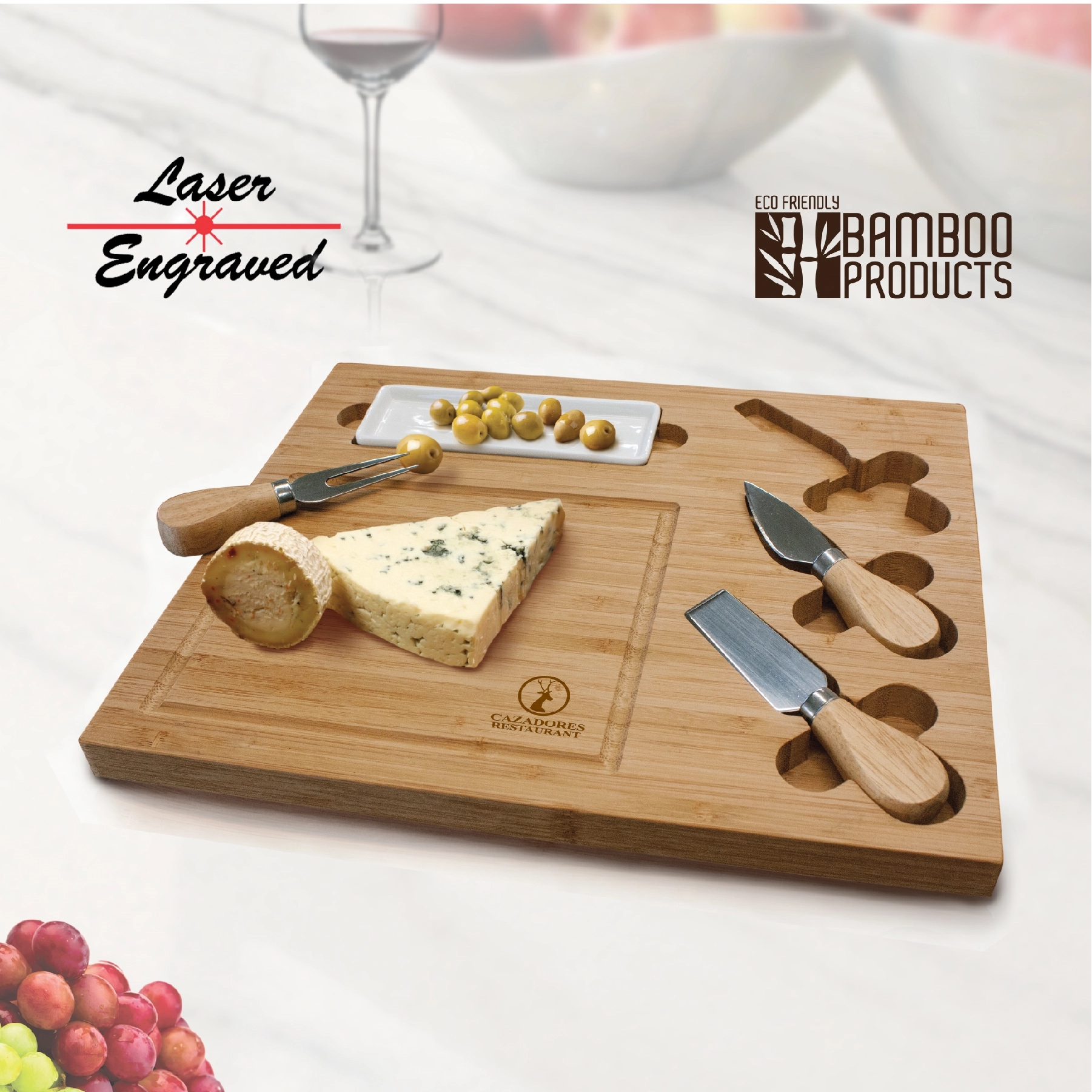 ASTURIA CHEESE SERVING SET 2