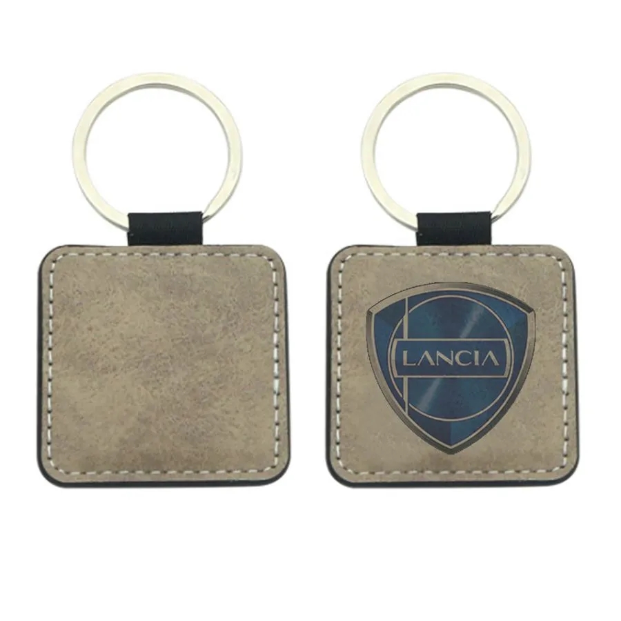 Sublime Square Leather Keychain 4