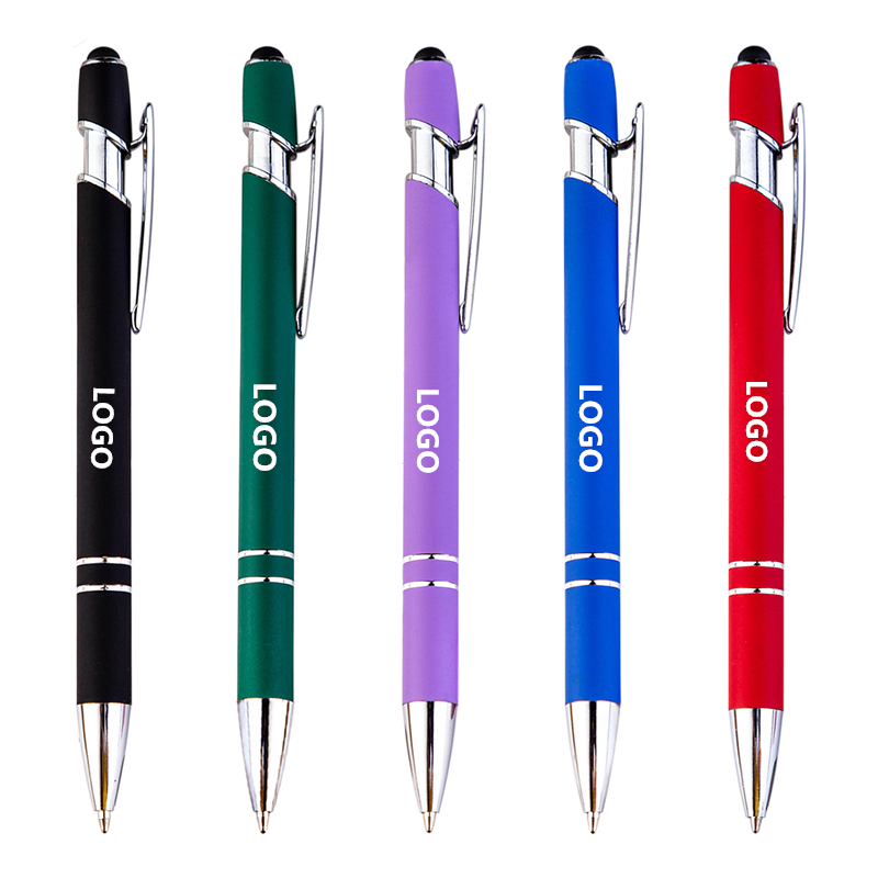 Soft Touch Rubber Ballpoint Pen 6