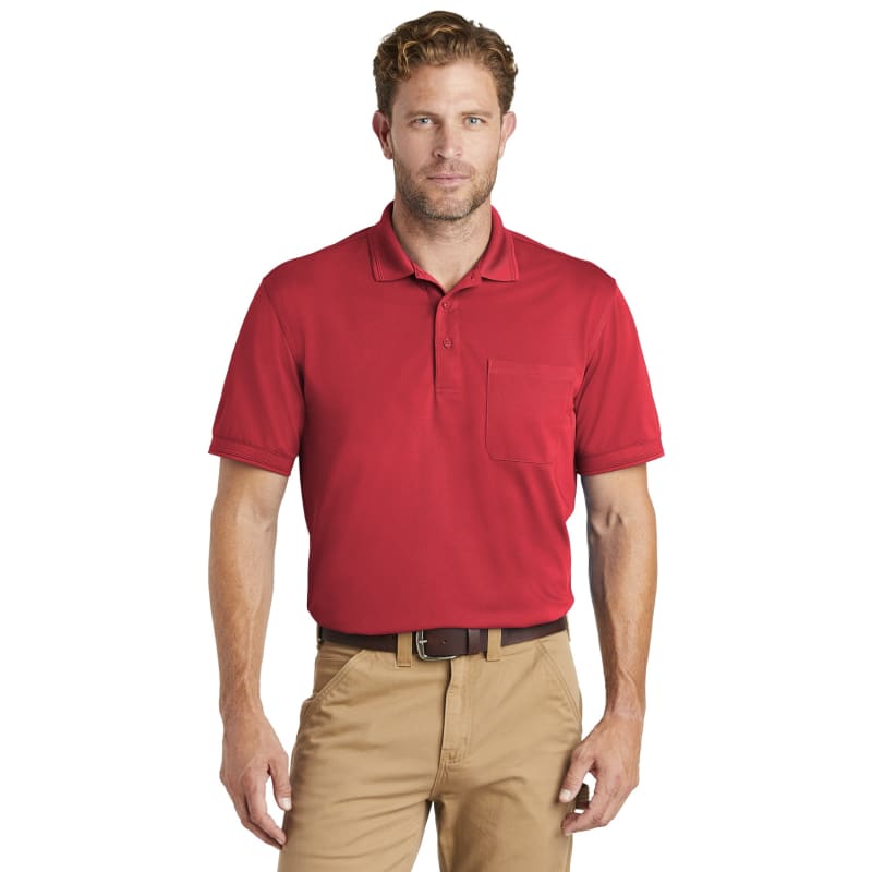 CornerStone Industrial Snag-Proof Pique Pocket Polo. 16