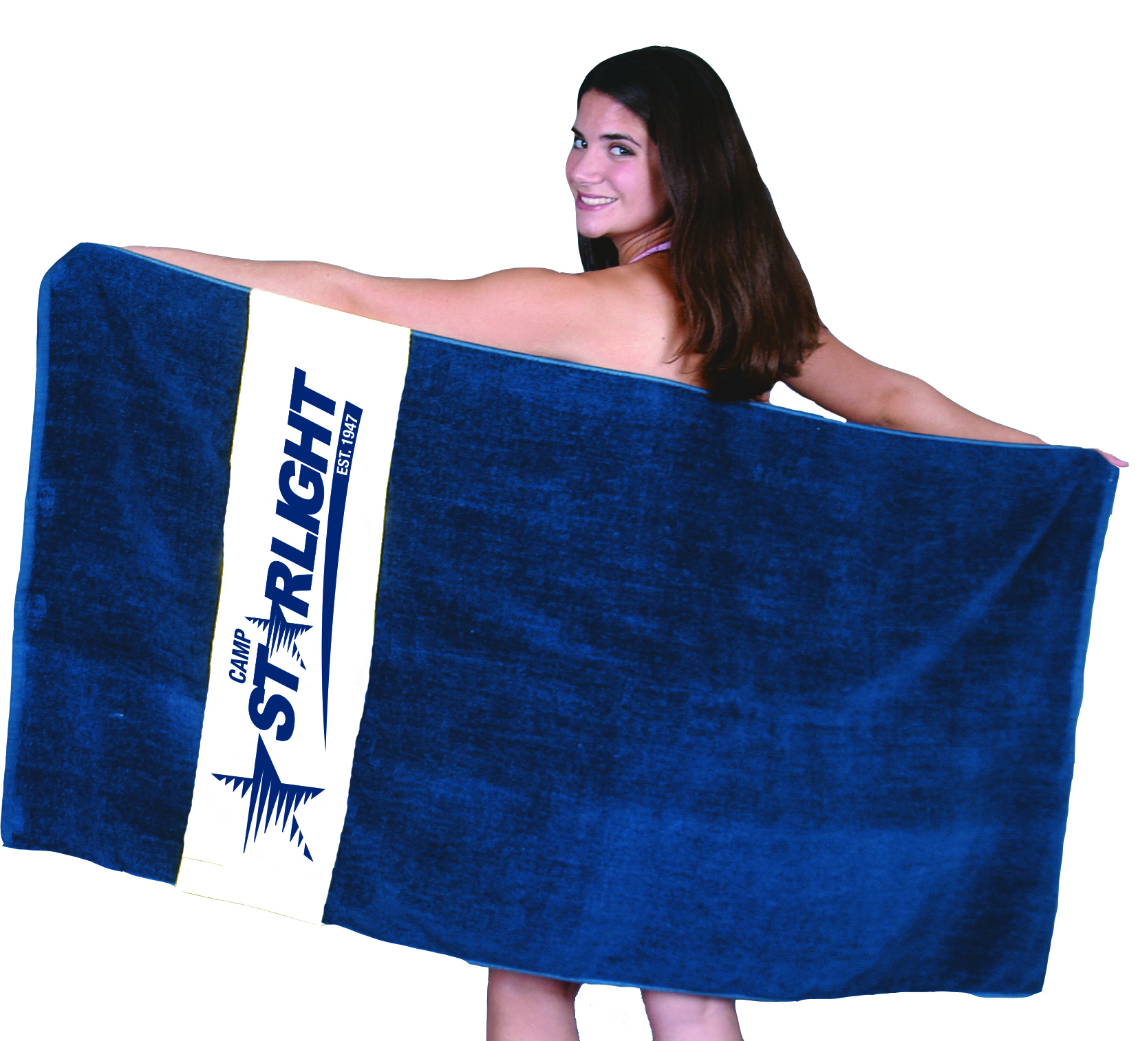 Classic Rugby Stripe Beach/Bath Towel