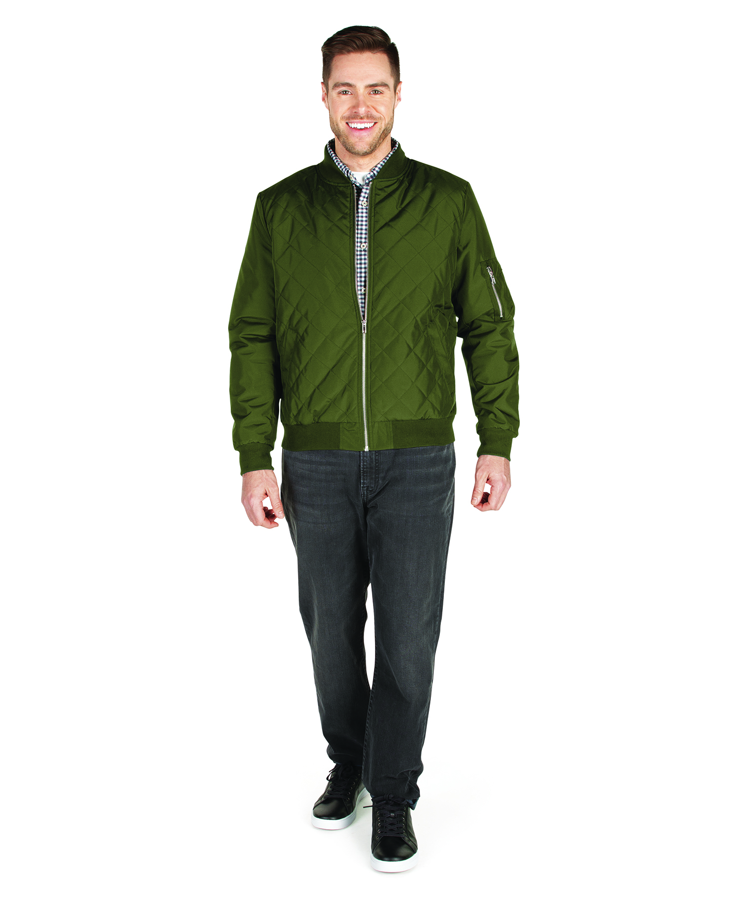 Men's Quilted Boston Flight Jacket 8