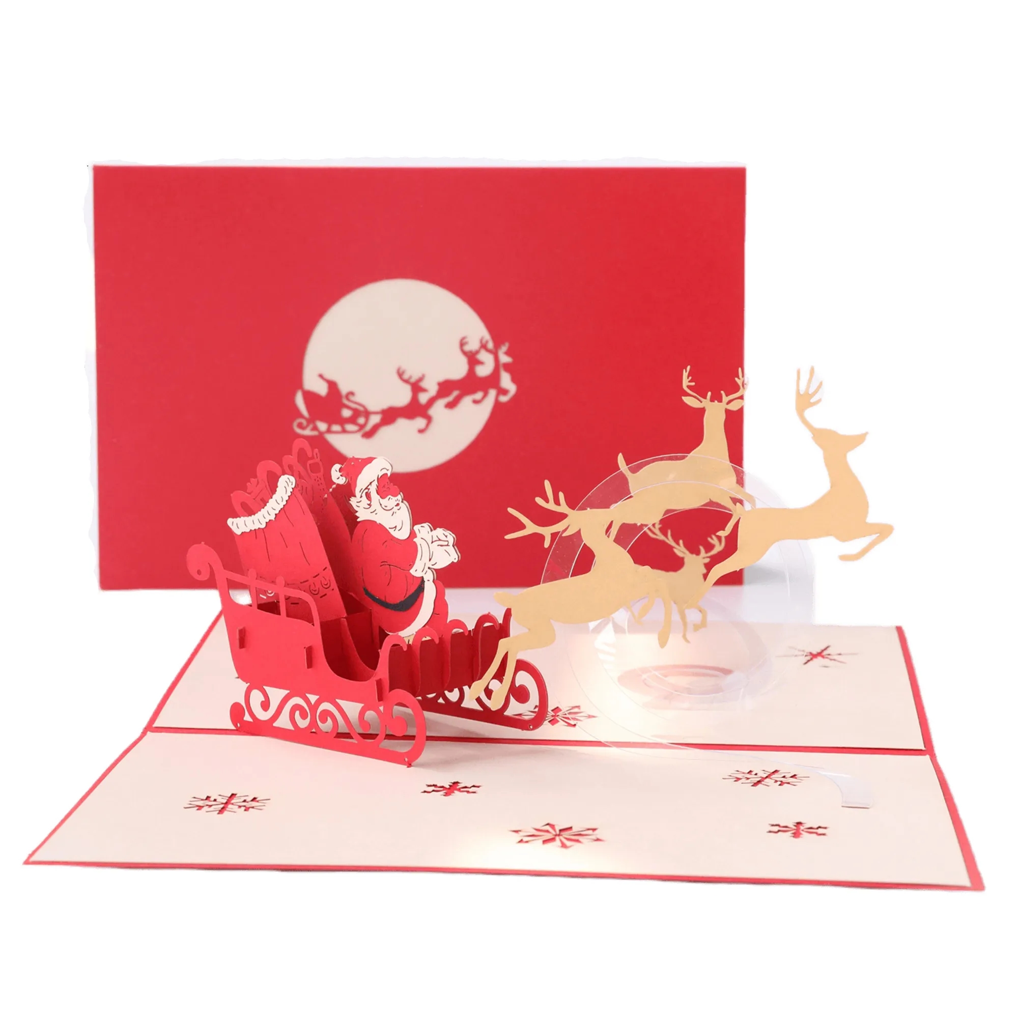 Christmas Tree 3D Pop Up Greeting Cards 3