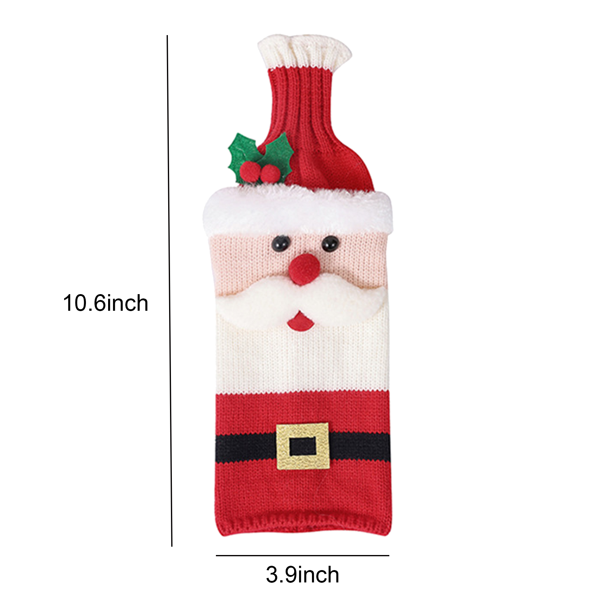Christmas Decorative Knit Bottle Cover 5