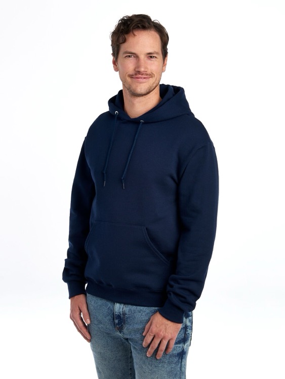 JERZEES Super Sweats® NuBlend® Unisex Hooded Sweatshirt, custom hoodie or sweatshirt with logo imprint 3