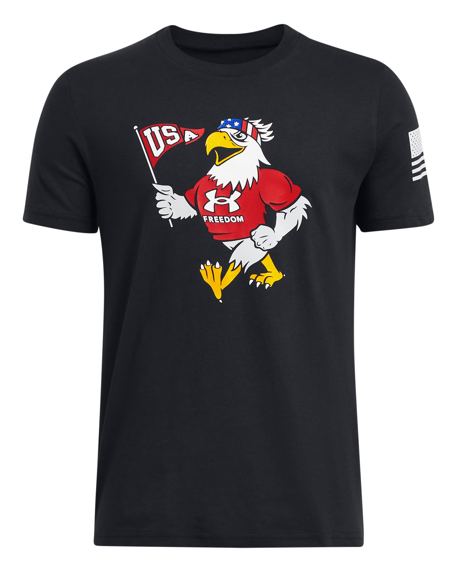 UA Freedom USA Eagle Boys' Short Sleeve 1