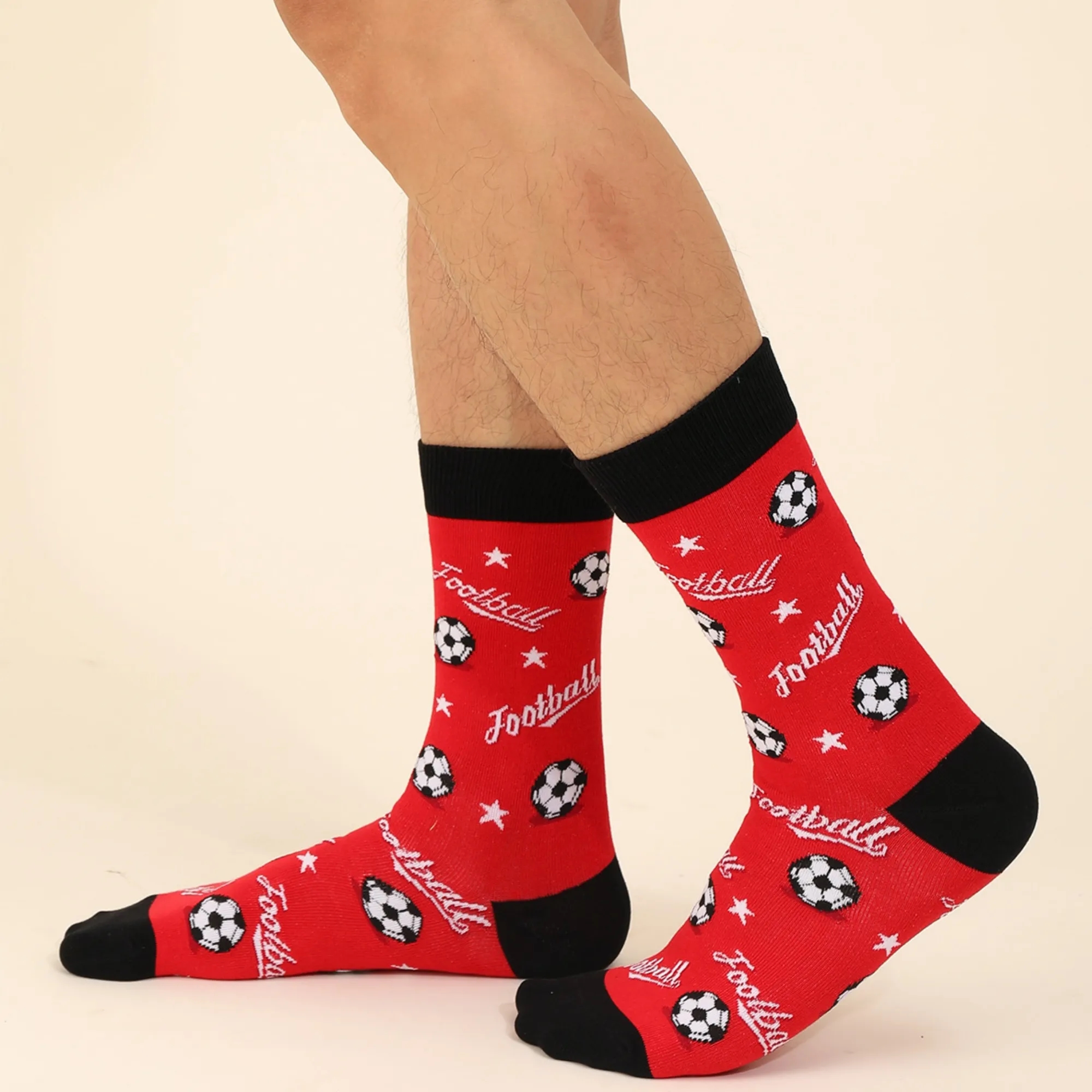 Casual Athletic Crew Sock Combed Cotton 6