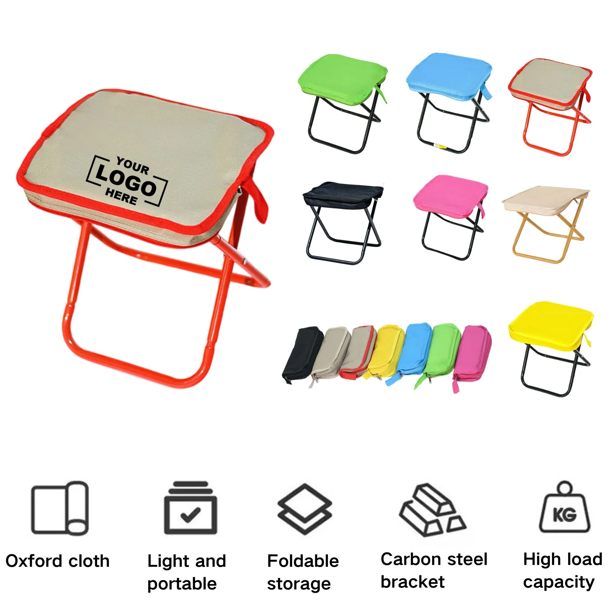 Portable Pencil Bag Outdoor Folding Stool