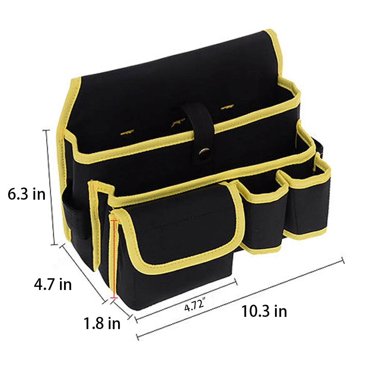 Carpenter Electrician Waist Utility Tool Pouch Belt Bag 3