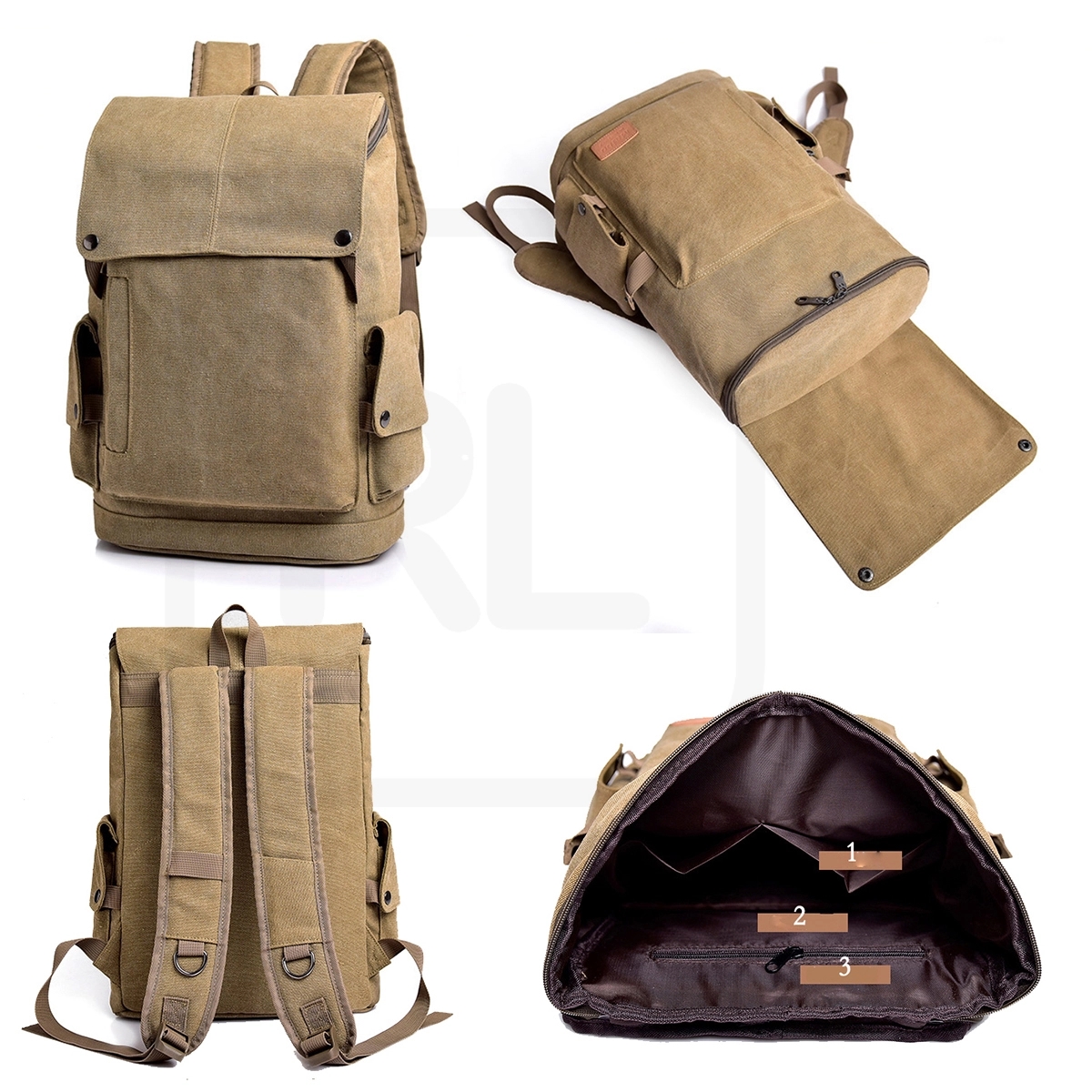 Vintage Canvas Backpack 5