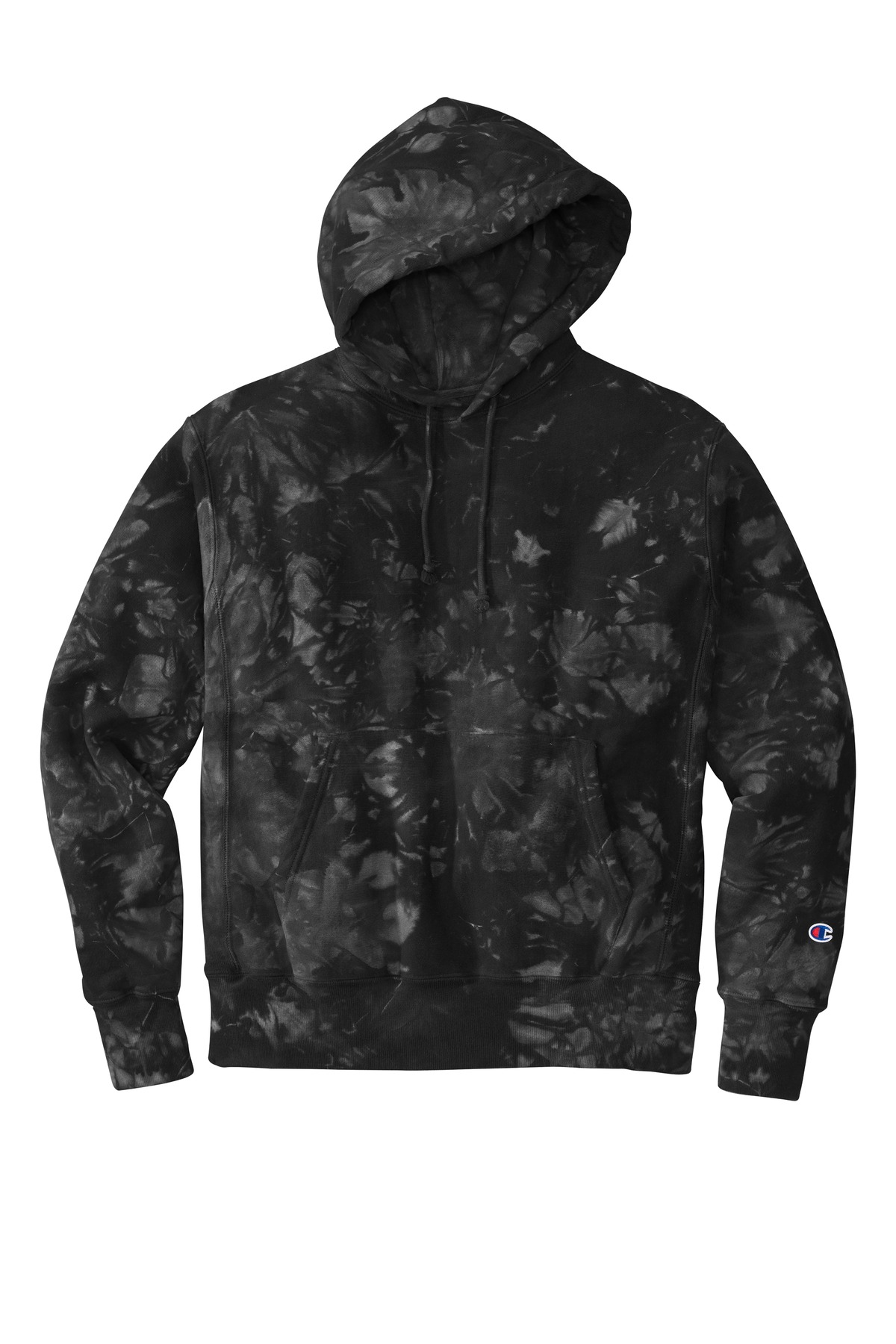 Champion Reverse Weave Scrunch-Dye Tie-Dye Hooded Sweatshirt. TDS101, custom hoodie or sweatshirt with logo imprint 4