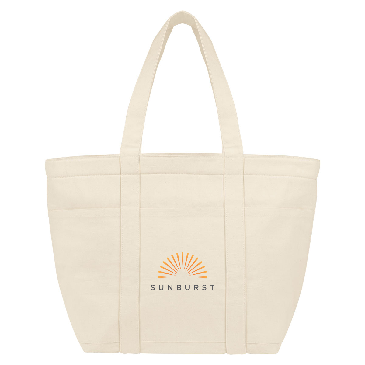 Aware™ 8 Oz. 20 Can Recycled Cotton Cooler Tote Bag 6
