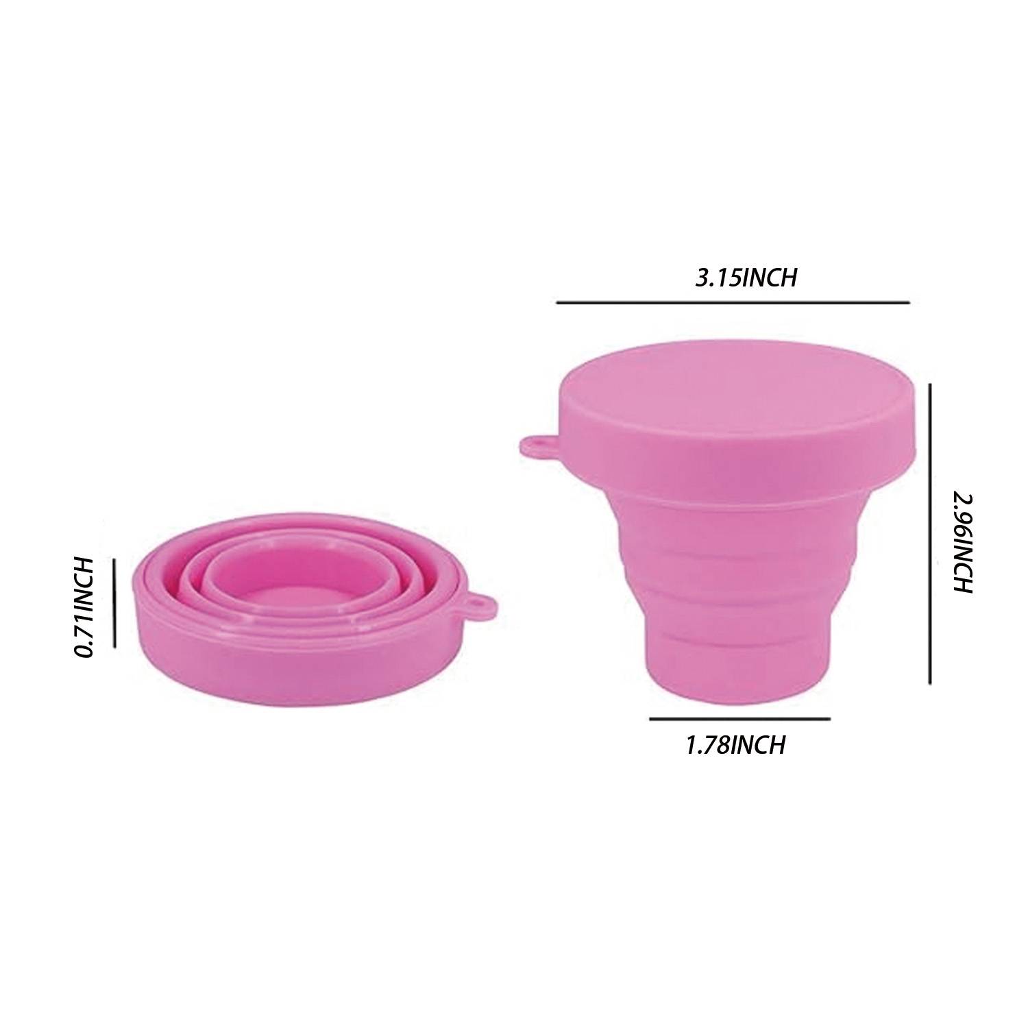 Silicone Mouthwash Folding Cup 3