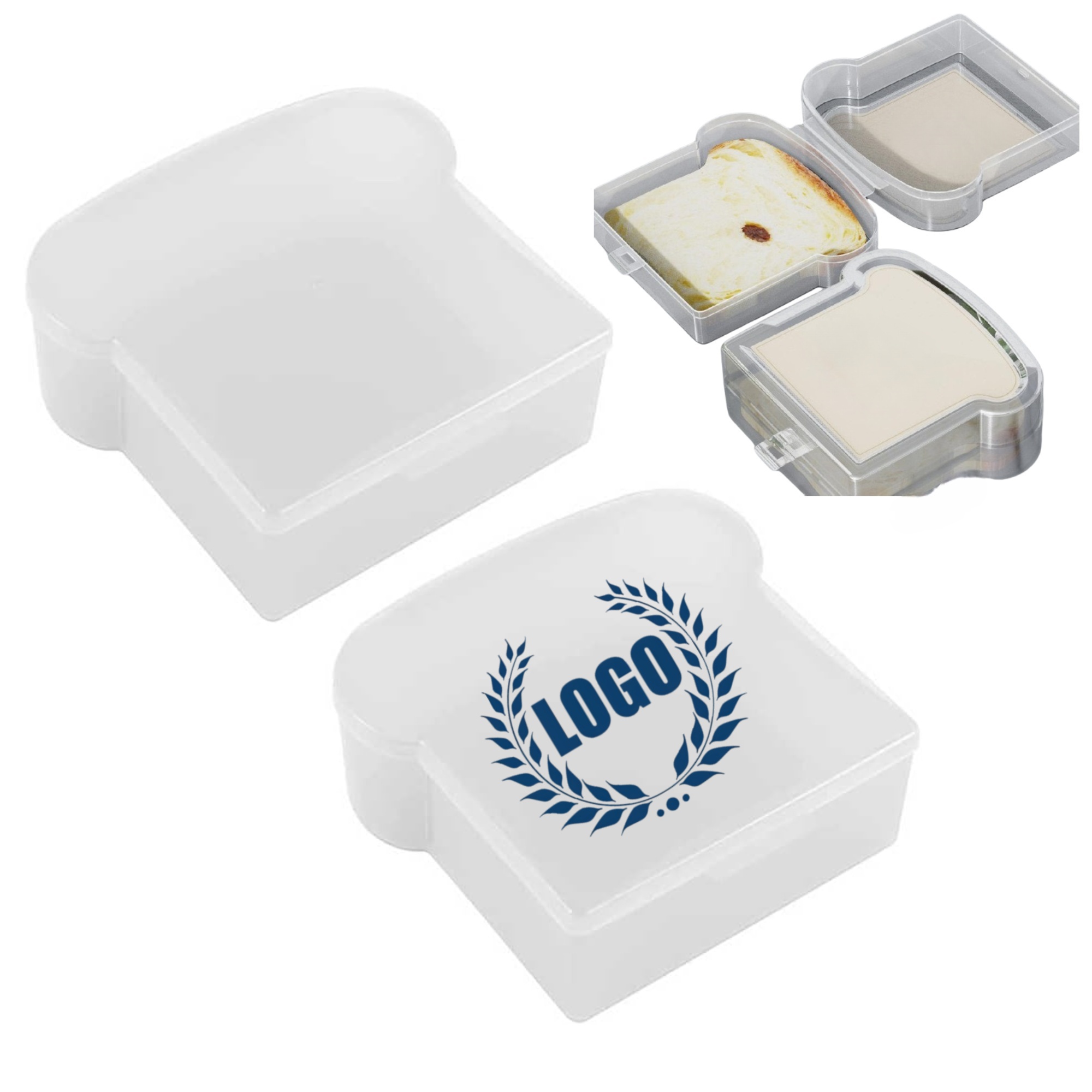 Toast Shaped Sandwich Box 2