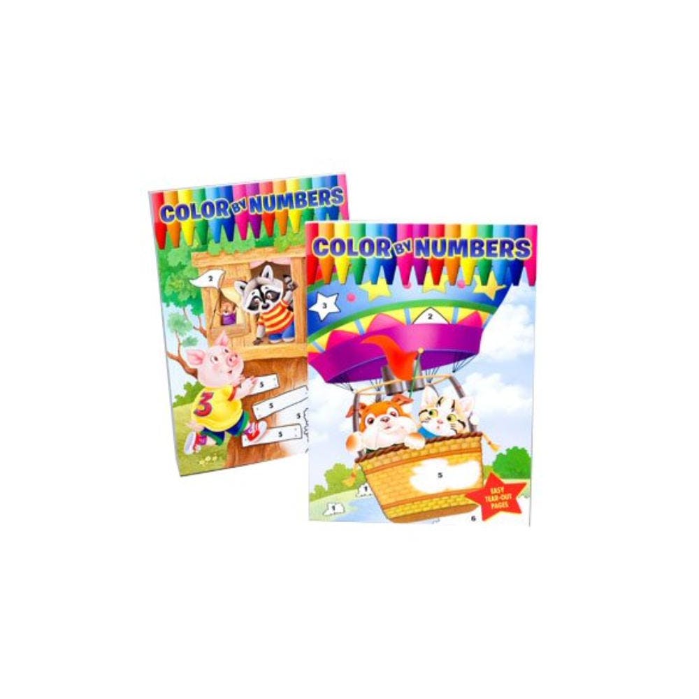 Color By Number Books Two Assorted - 96 Pages 2